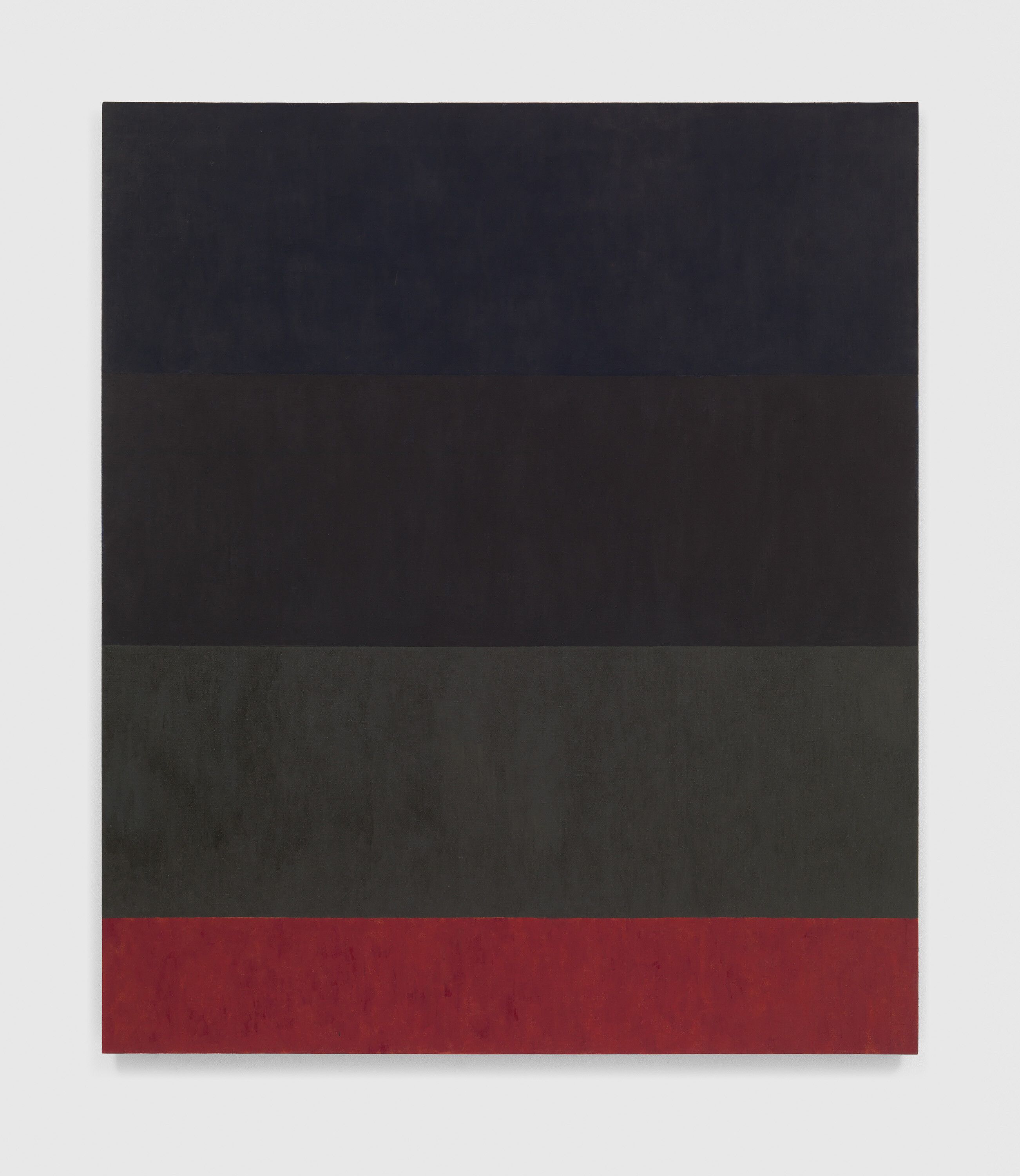 An untitled painting by Merrill Wagner, dated 1994.