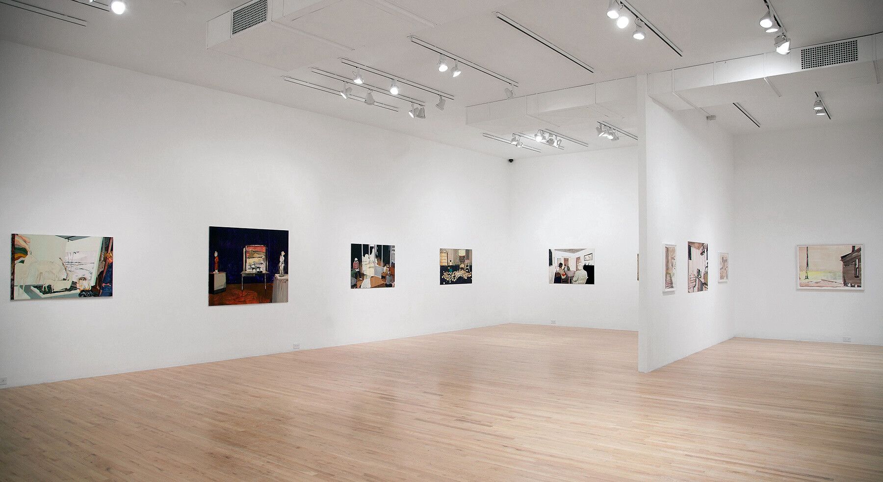 An Installation view, Mamma Andersson, Aspen Art Museum, Colorado, dated 2010–2011