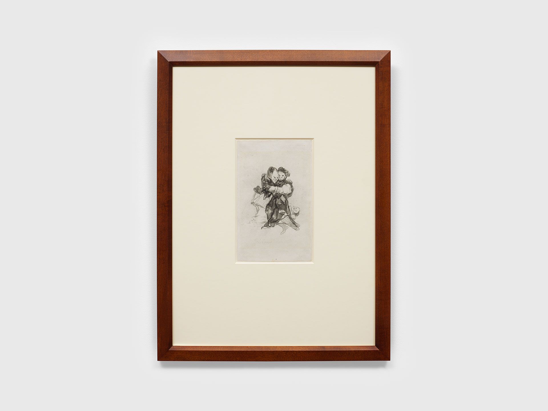 A print by Francisco de Goya, titled Visiones, circa 1819 to 1823.