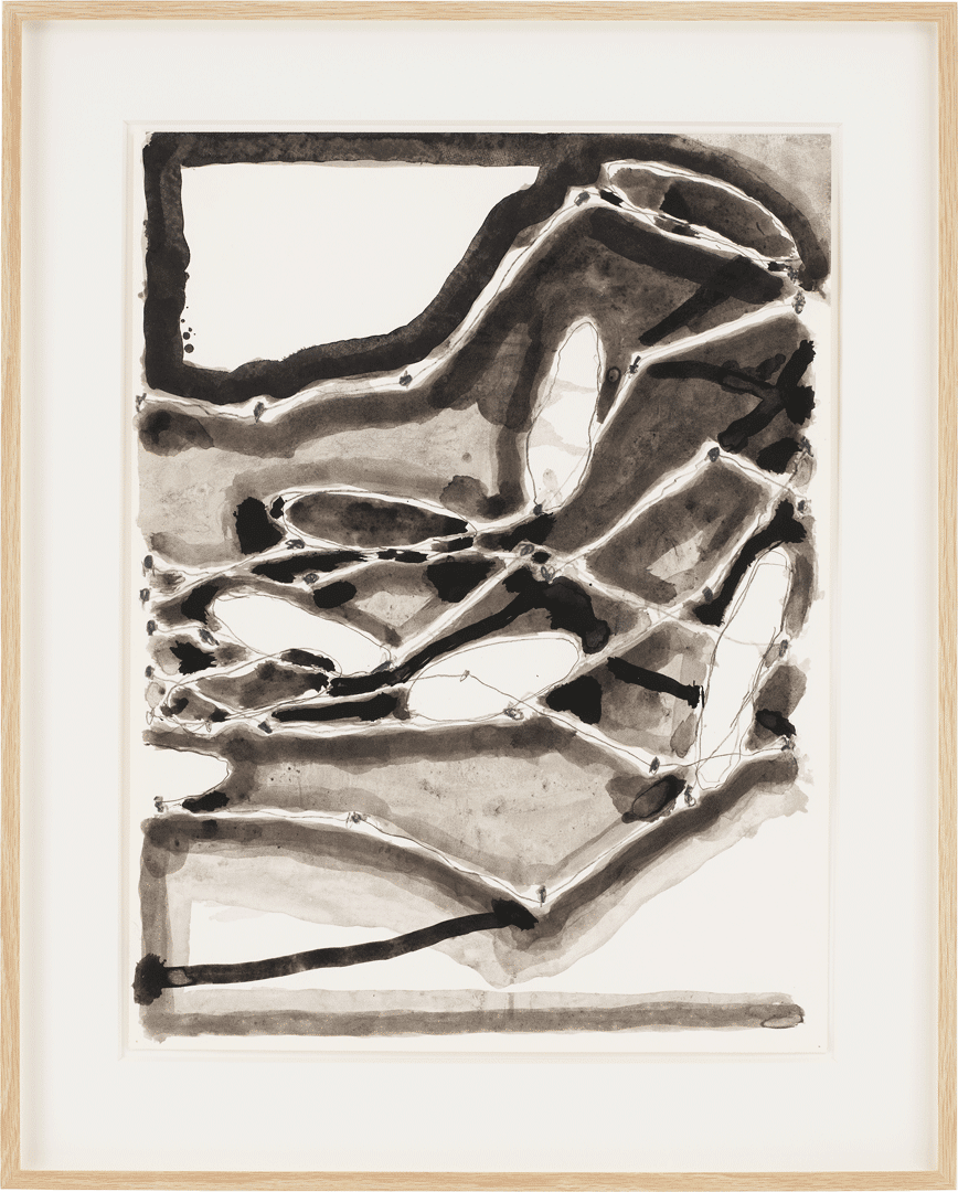 A drawing by Al Taylor, titled Fish Float, dated 1998.