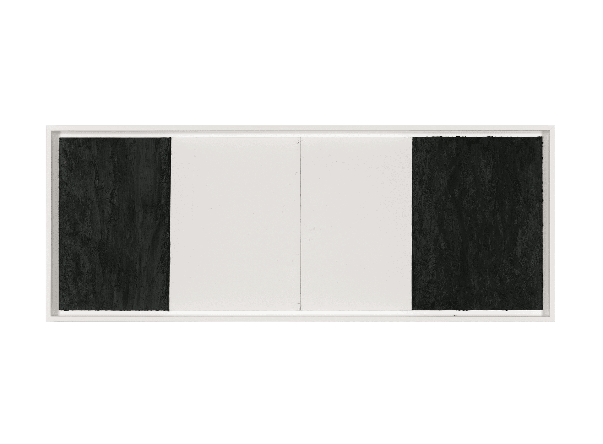 A drawing by Richard Serra, titled Cape Breton Horizontal Reversal #5, dated 2014.