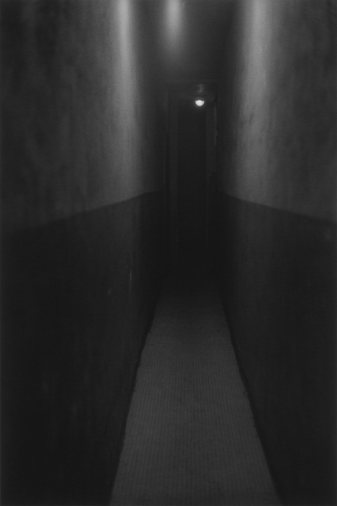 A photograph by Roy DeCarava, titled Hallway, dated 1953.