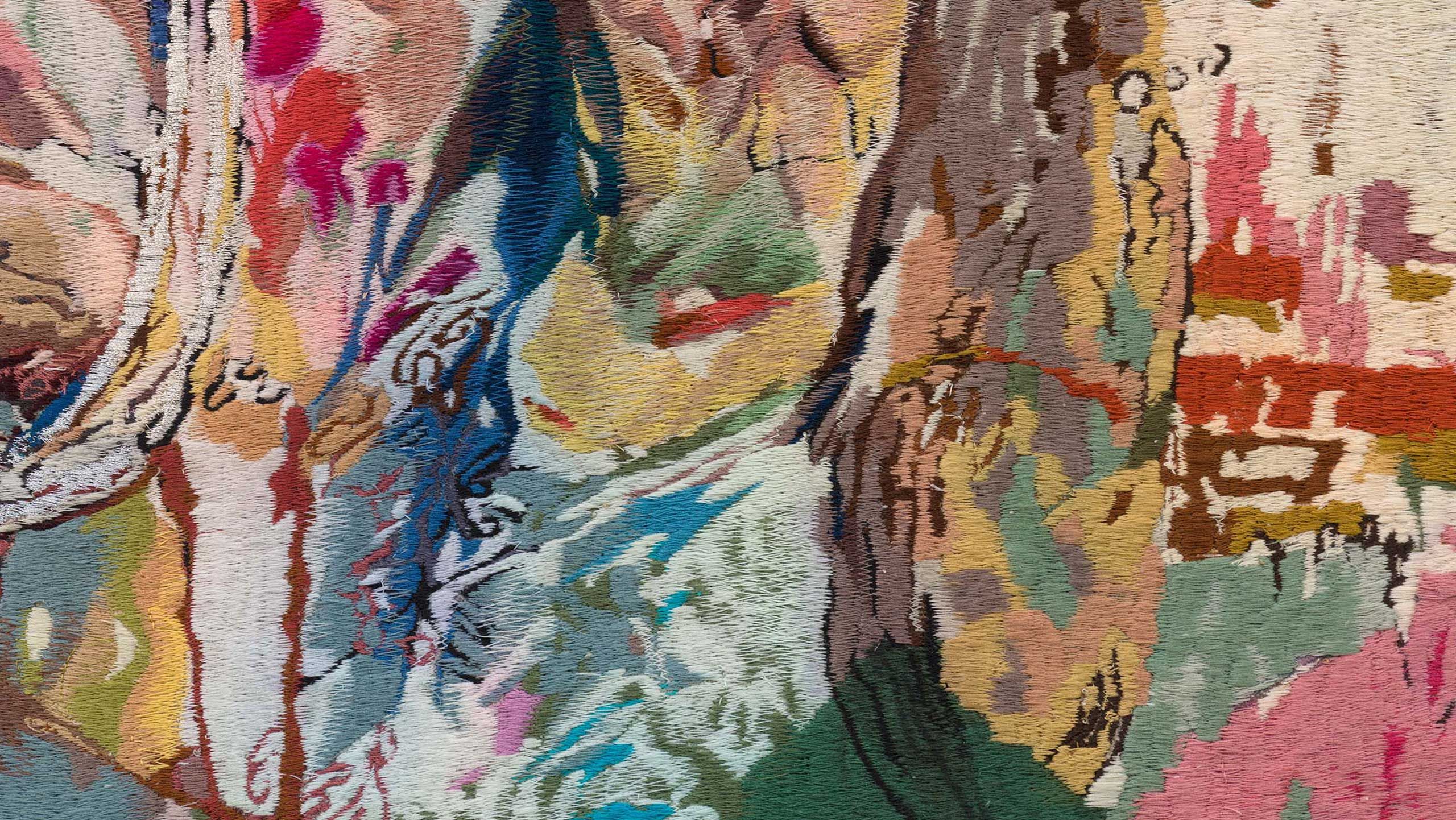 A watercolor painting by Ivan Morley titled Tehachepi (sic): A True Tale, dated 2021
