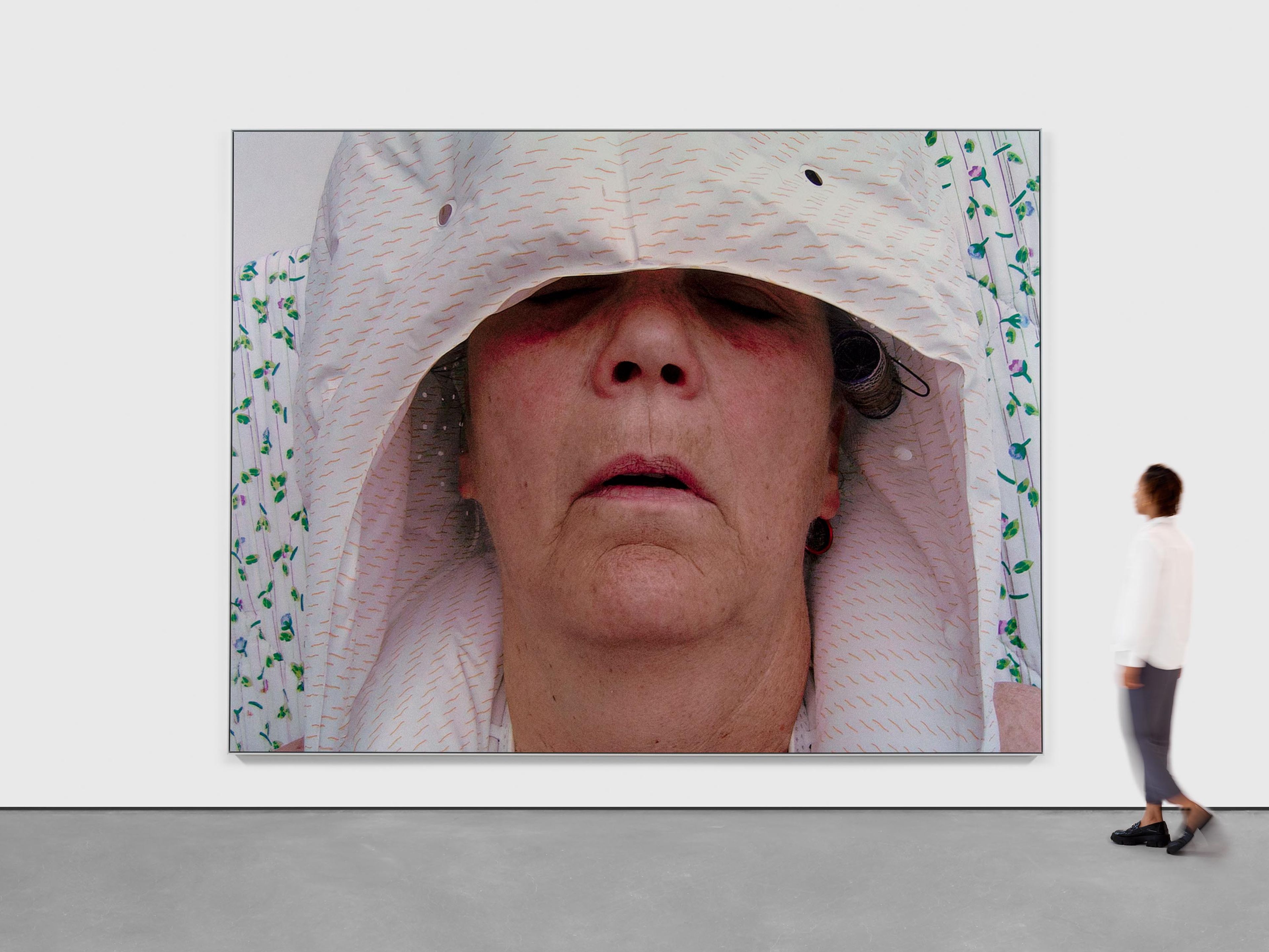 A photograph by Steven Shearer, titled In a Bonnet, dated 2024.