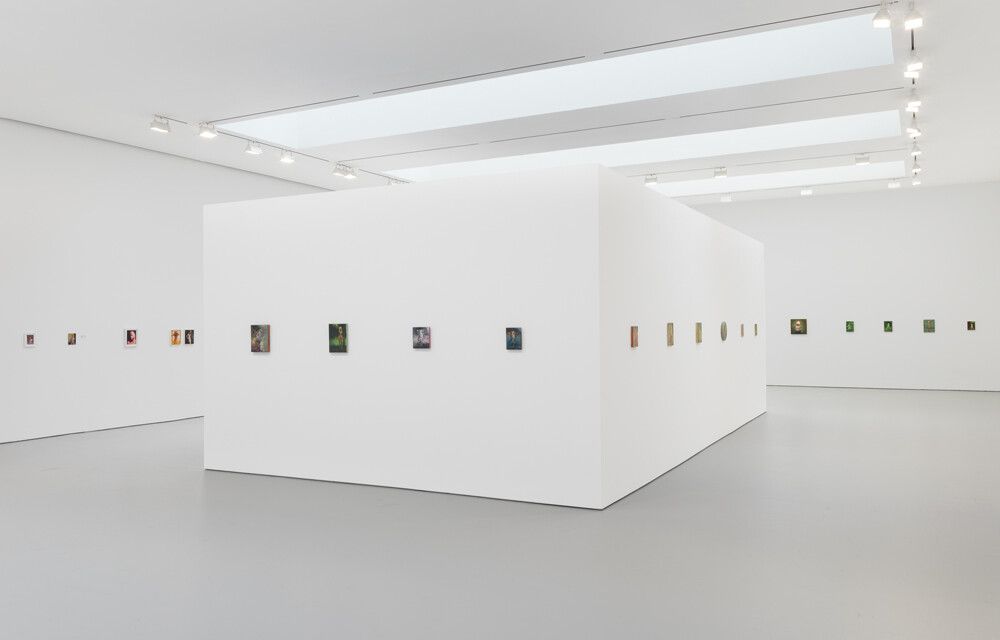 An Installation view, Lisa Yuskavage: Babie Brood: Small Paintings 1985–2018, David Zwirner, New York, dated 2018