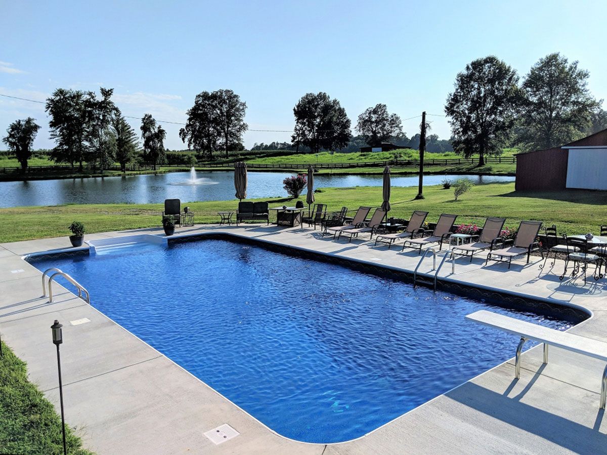 Swimming pool by Royal Swimming Pools.