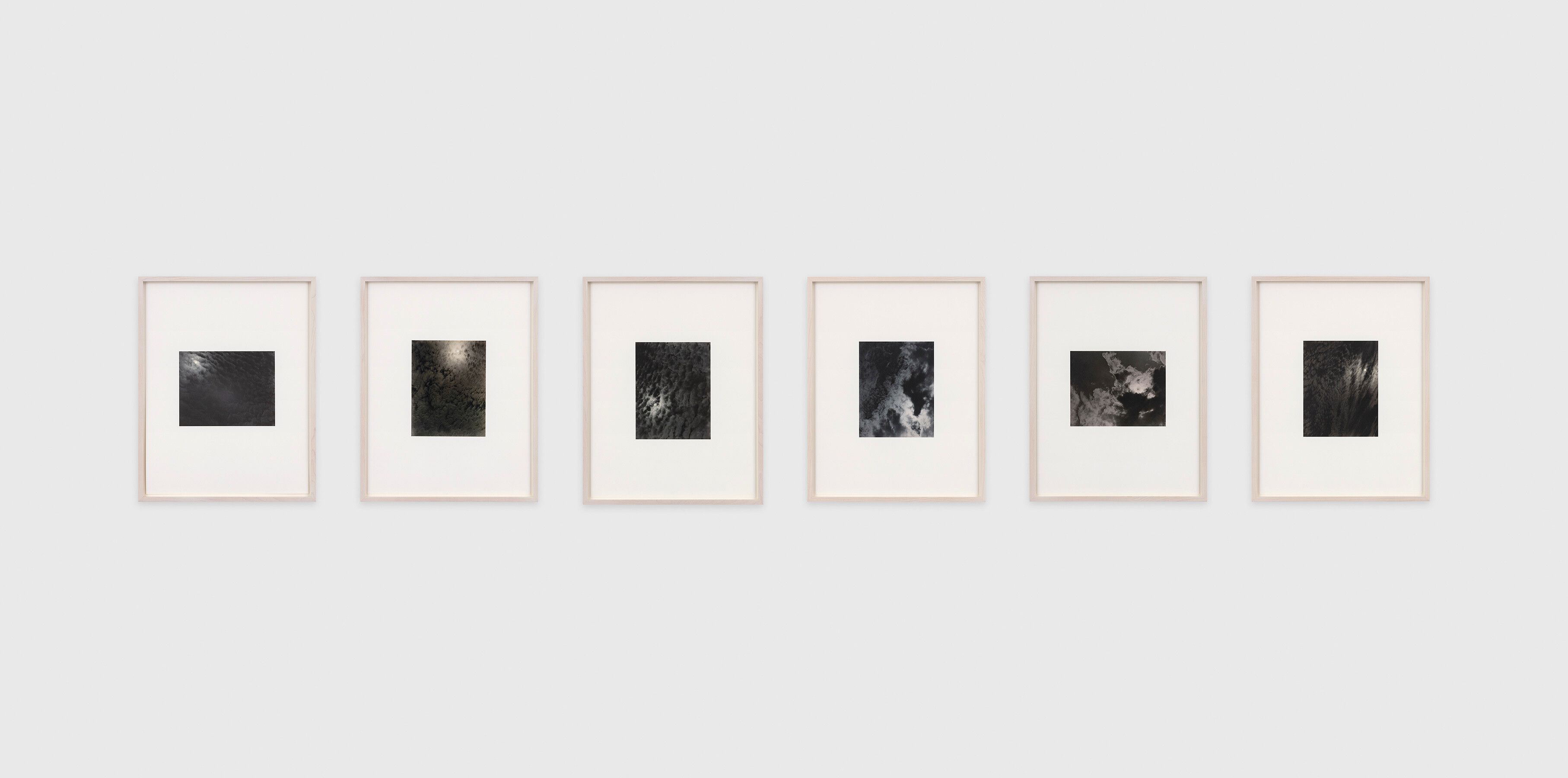 A series of six archival giclée prints by Sherrie Levine, titled After Stieglitz: Set D: 19-24, dated 2023.