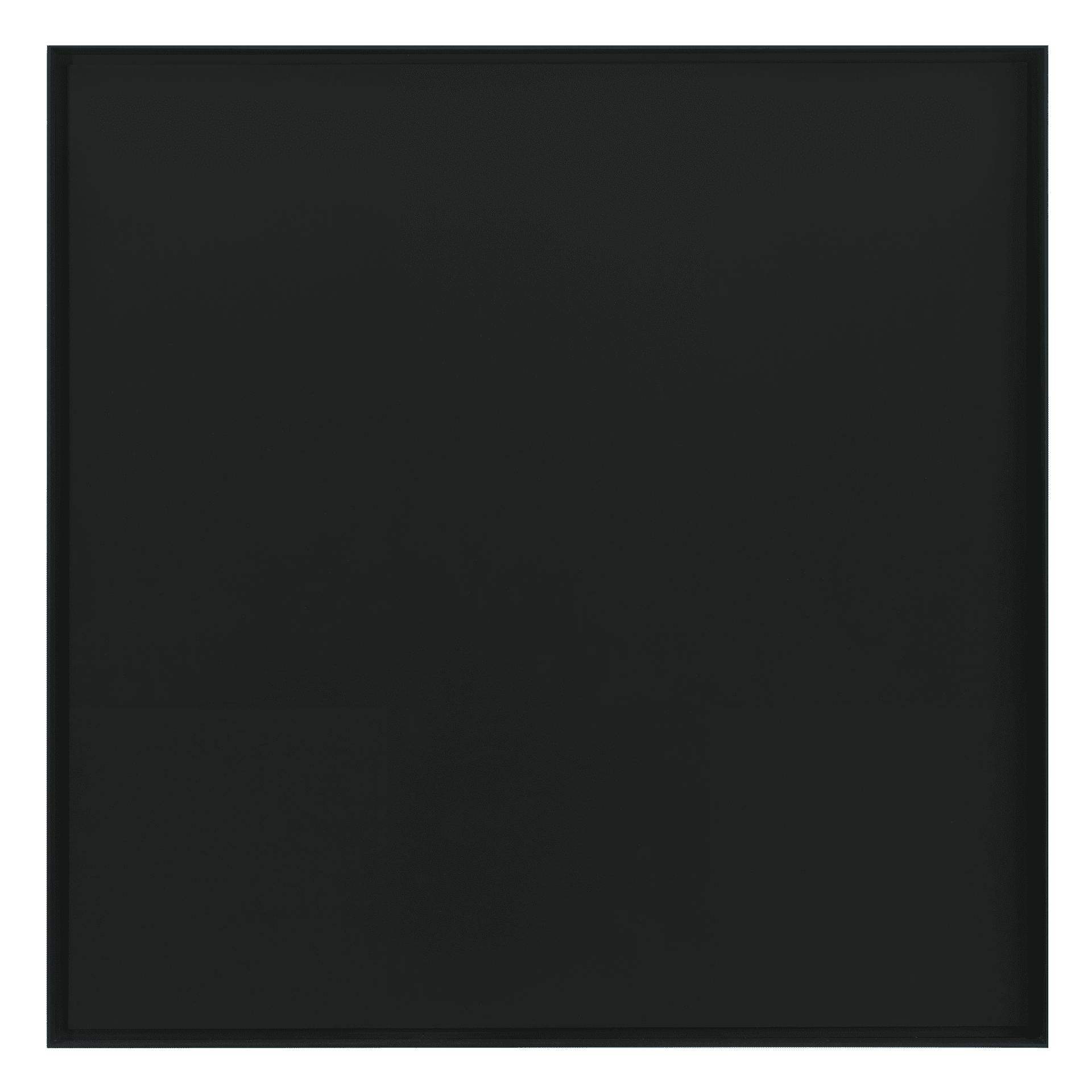 A painting by Ad Reinhardt, titled Abstract Painting, dated 1963.