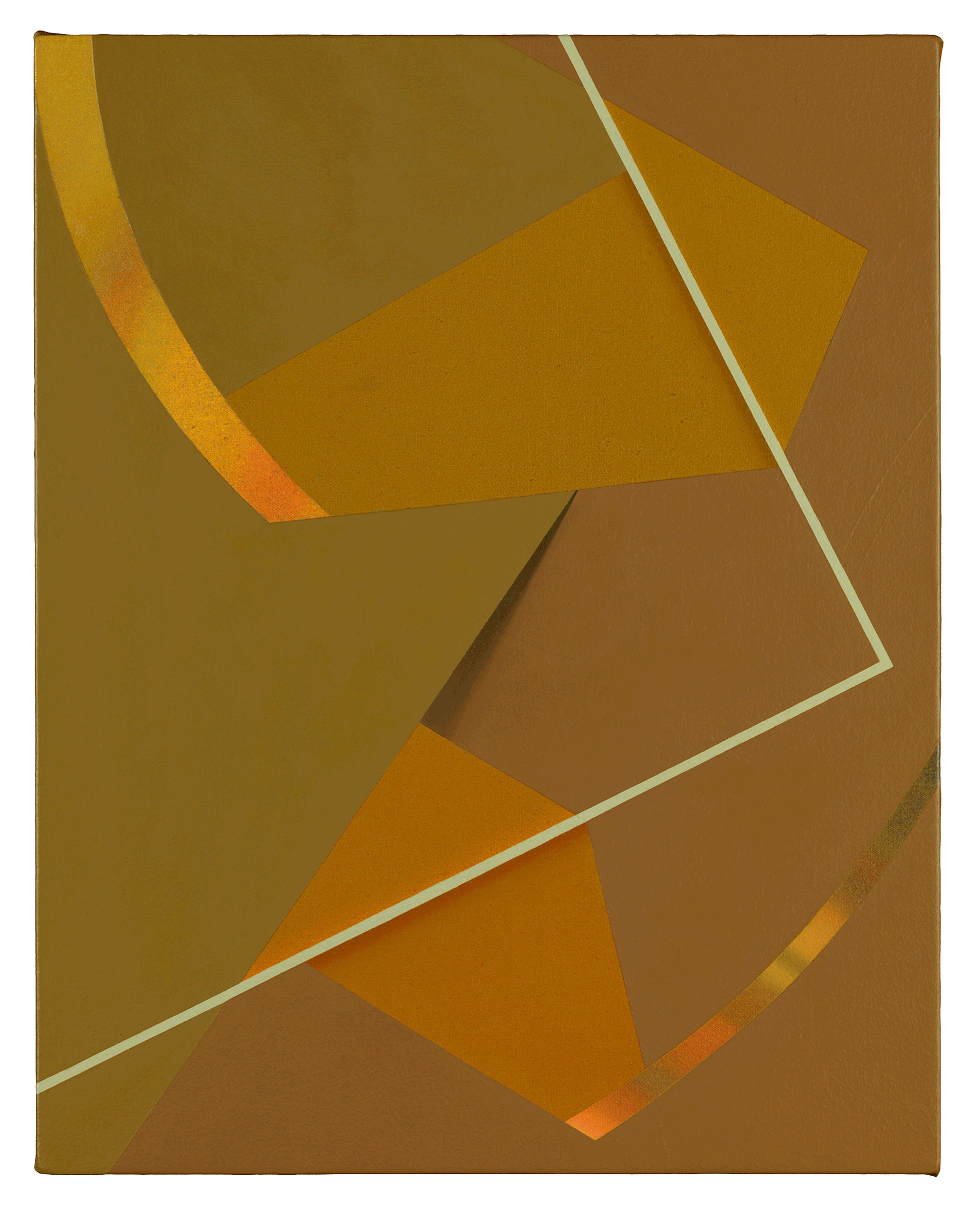 A painting by Tomma Abts, titled Jeles, dated 2008.