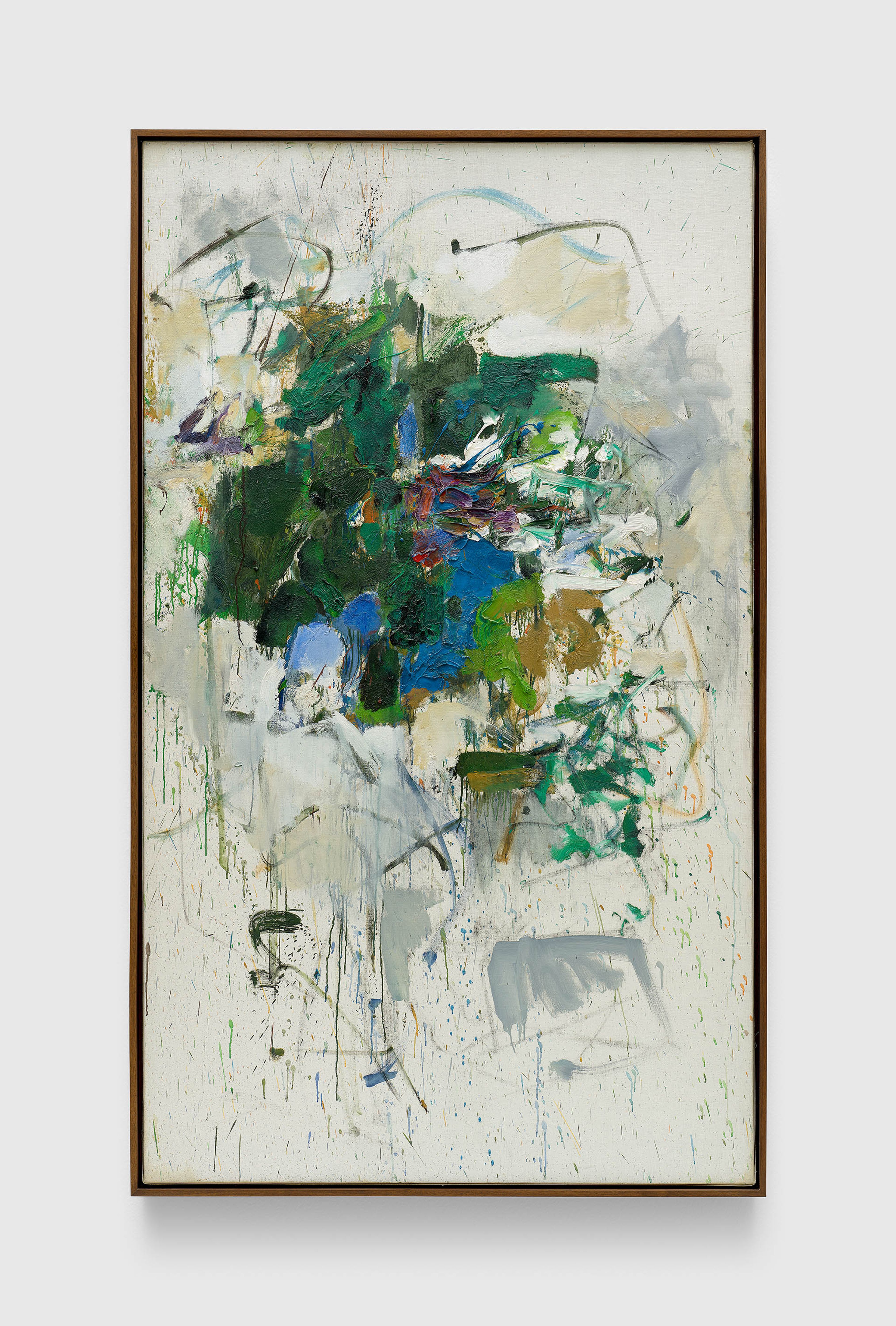 An untitled painting by Joan Mitchell, dated circa 1965.