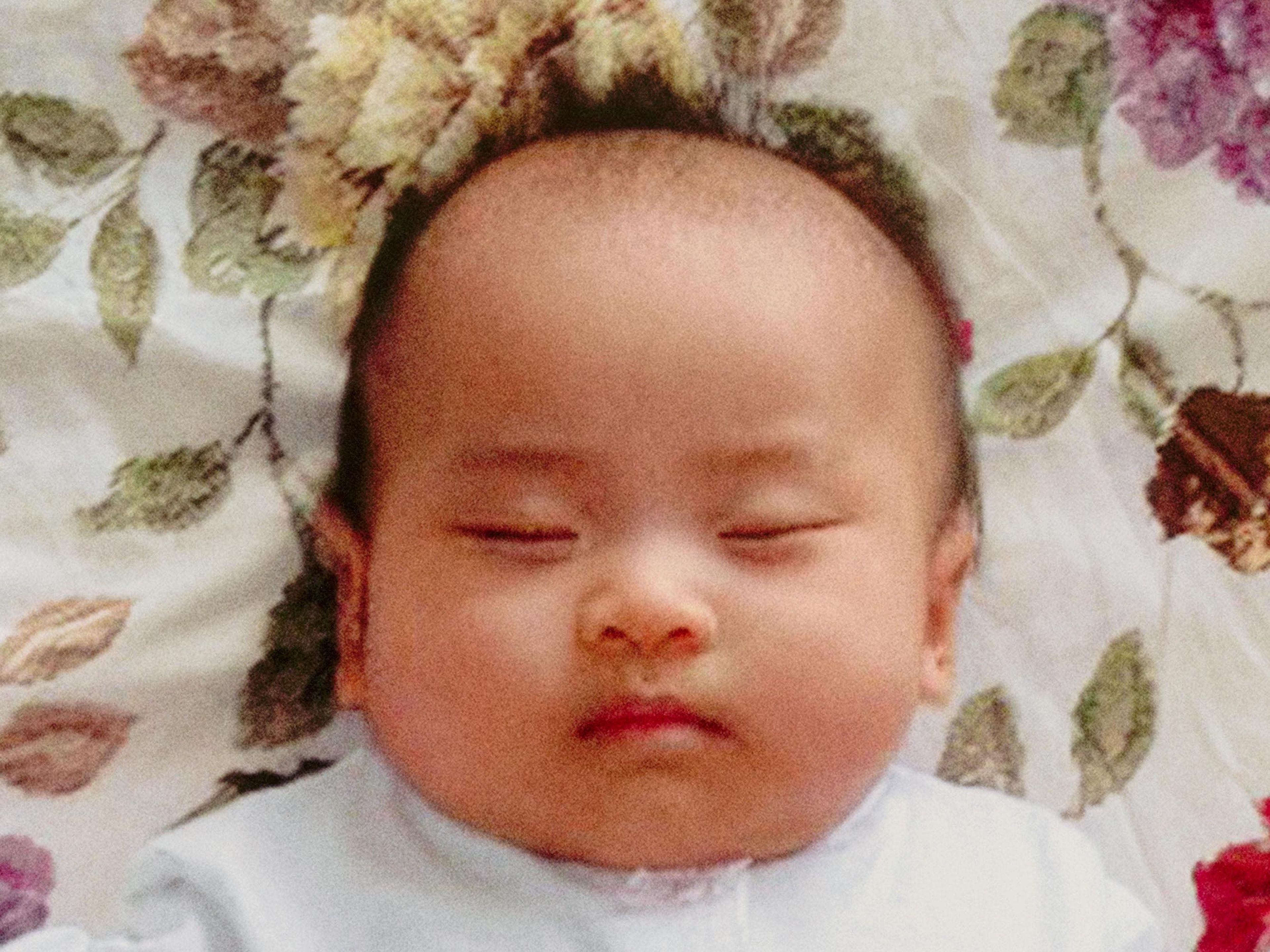 A detail from a photograph by Steven Shearer, titled Cherubic Afternoon, dated 2024.