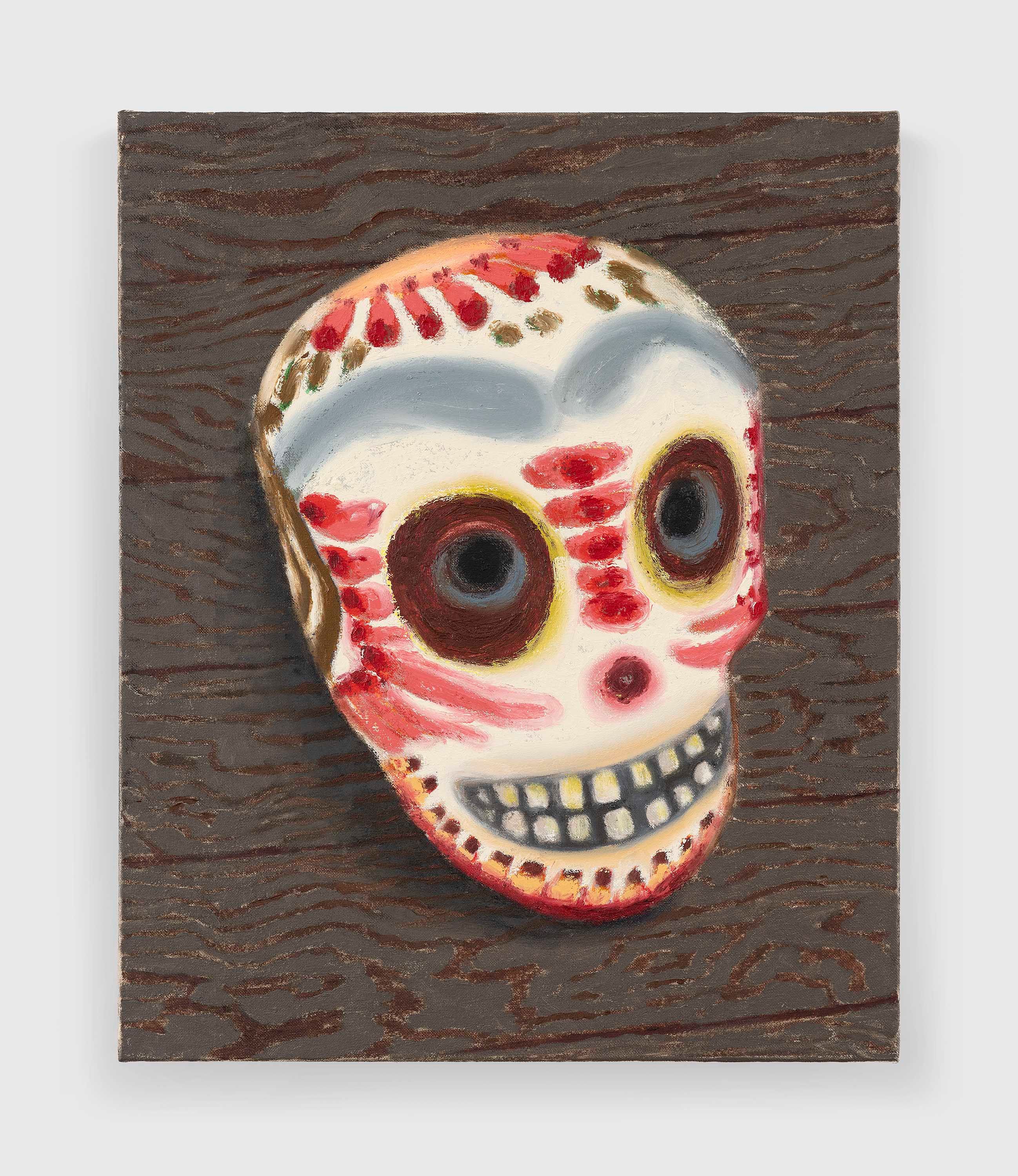 A painting by Mamma Andersson, titled Amulette, dated 2023.