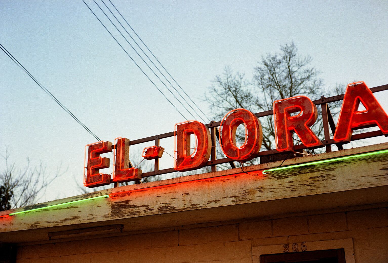 An untitled pigment print by William Eggleston, circa 1973 to 1978.