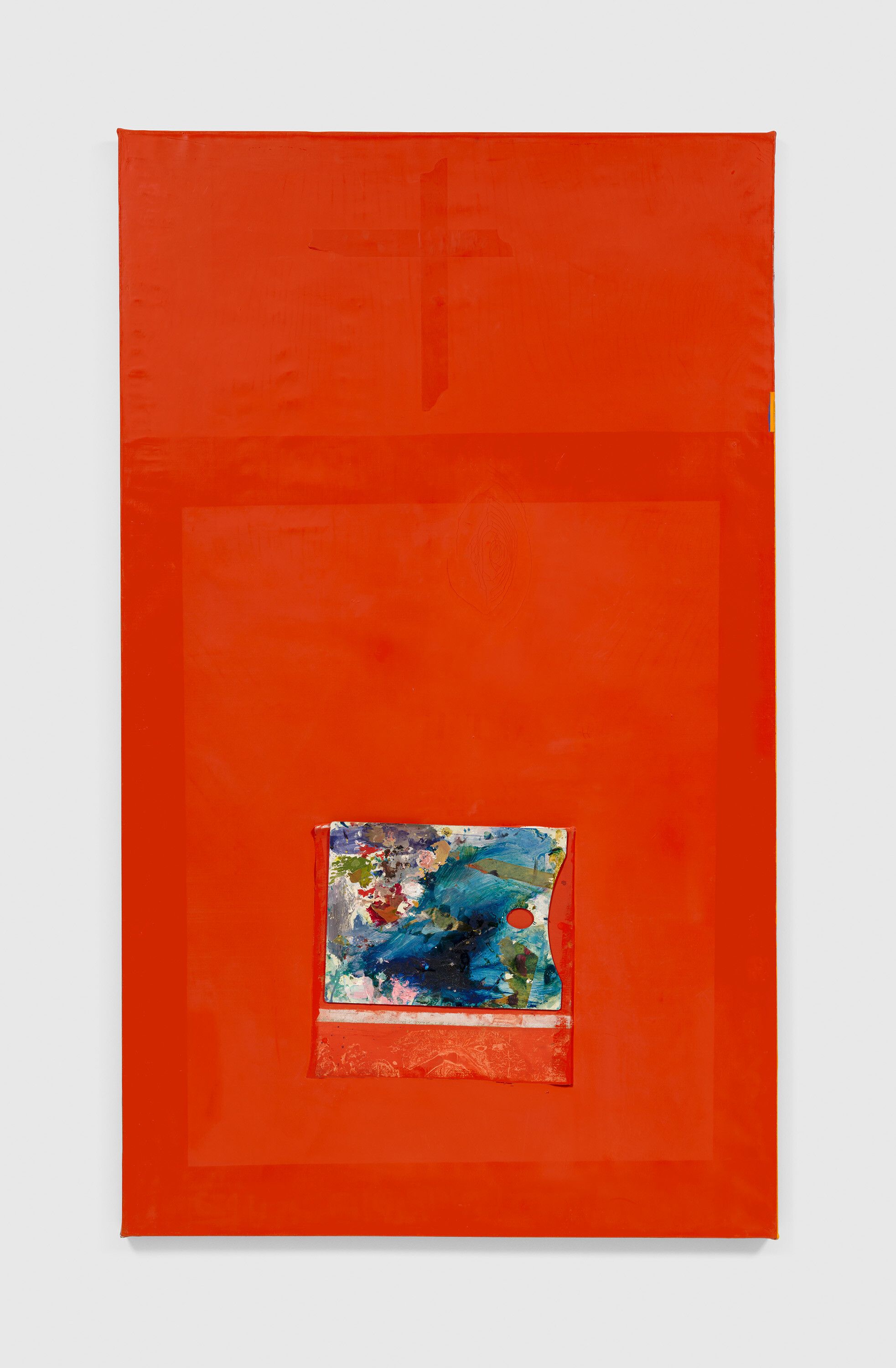 A mixed media artwork by Raymond Saunders, titled Post No Bills, dated 1968.