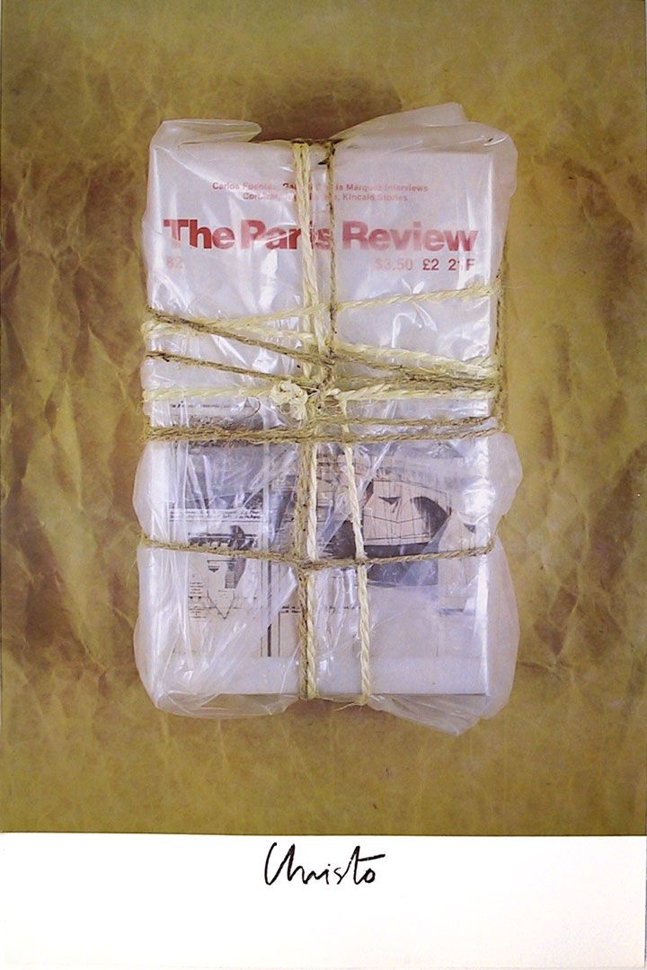 A print by Christo, dated 1982