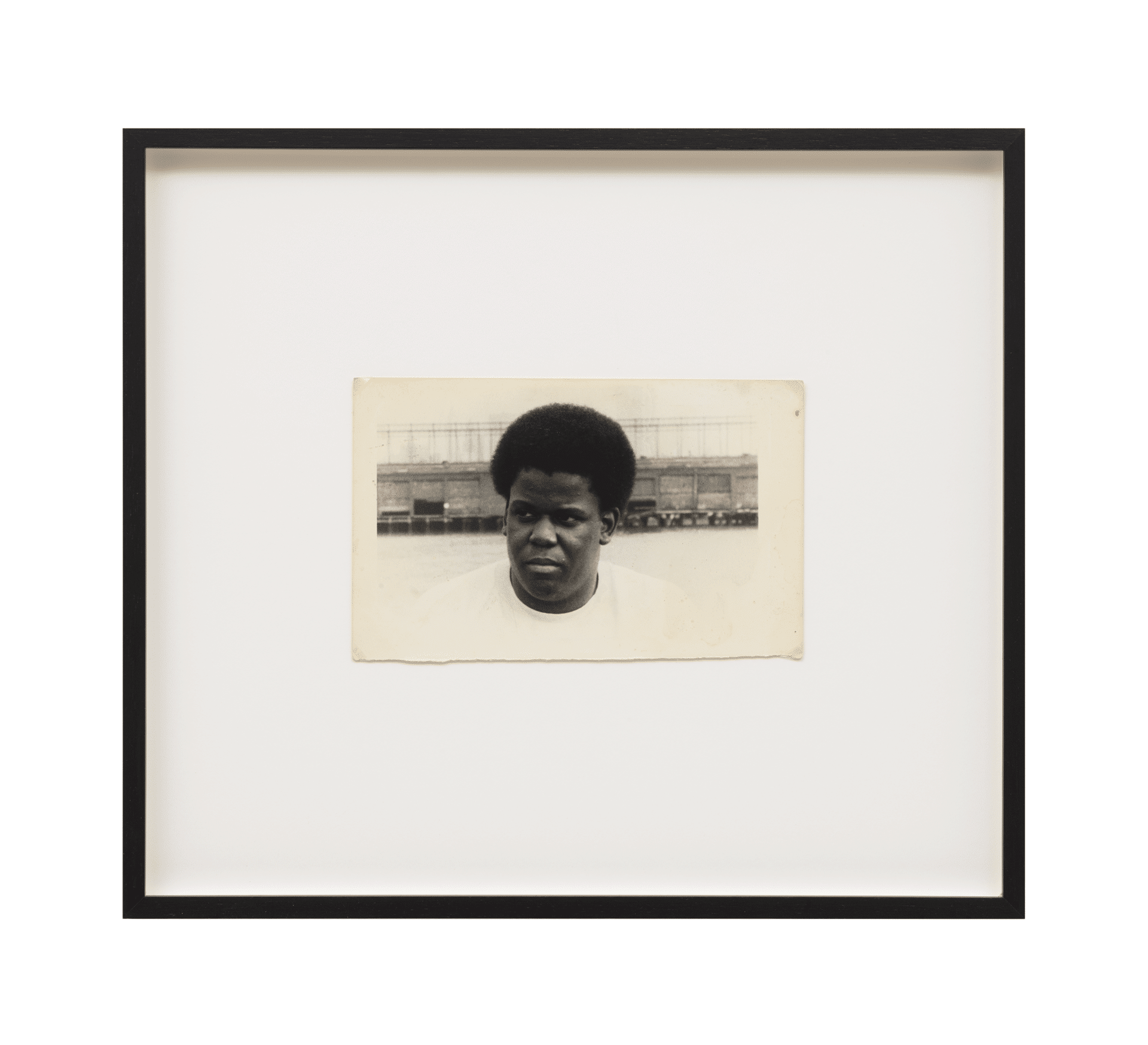 A photograph by Alvin Baltrop, titled Mark, dated 1975-1986.