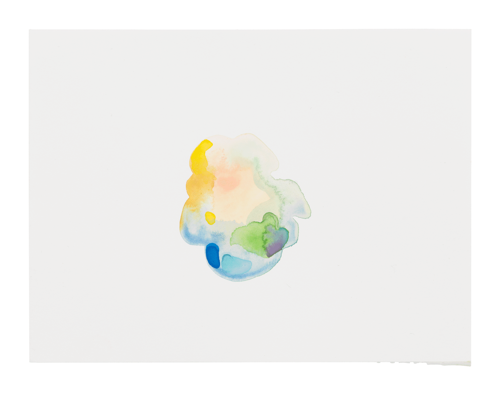 A work on paper by Erika Anderson, titled Study for August 12th, dated 2019