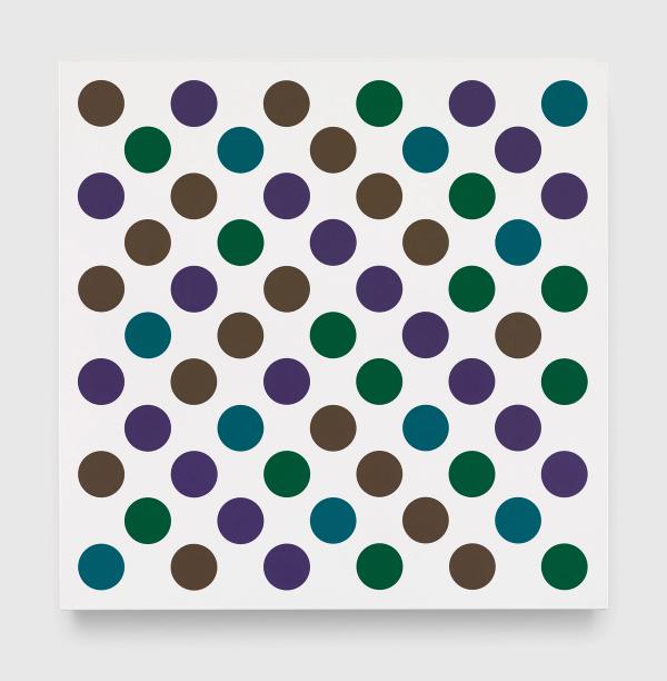 Bridget Riley — Measure for Measure Dark with Turquoise 6