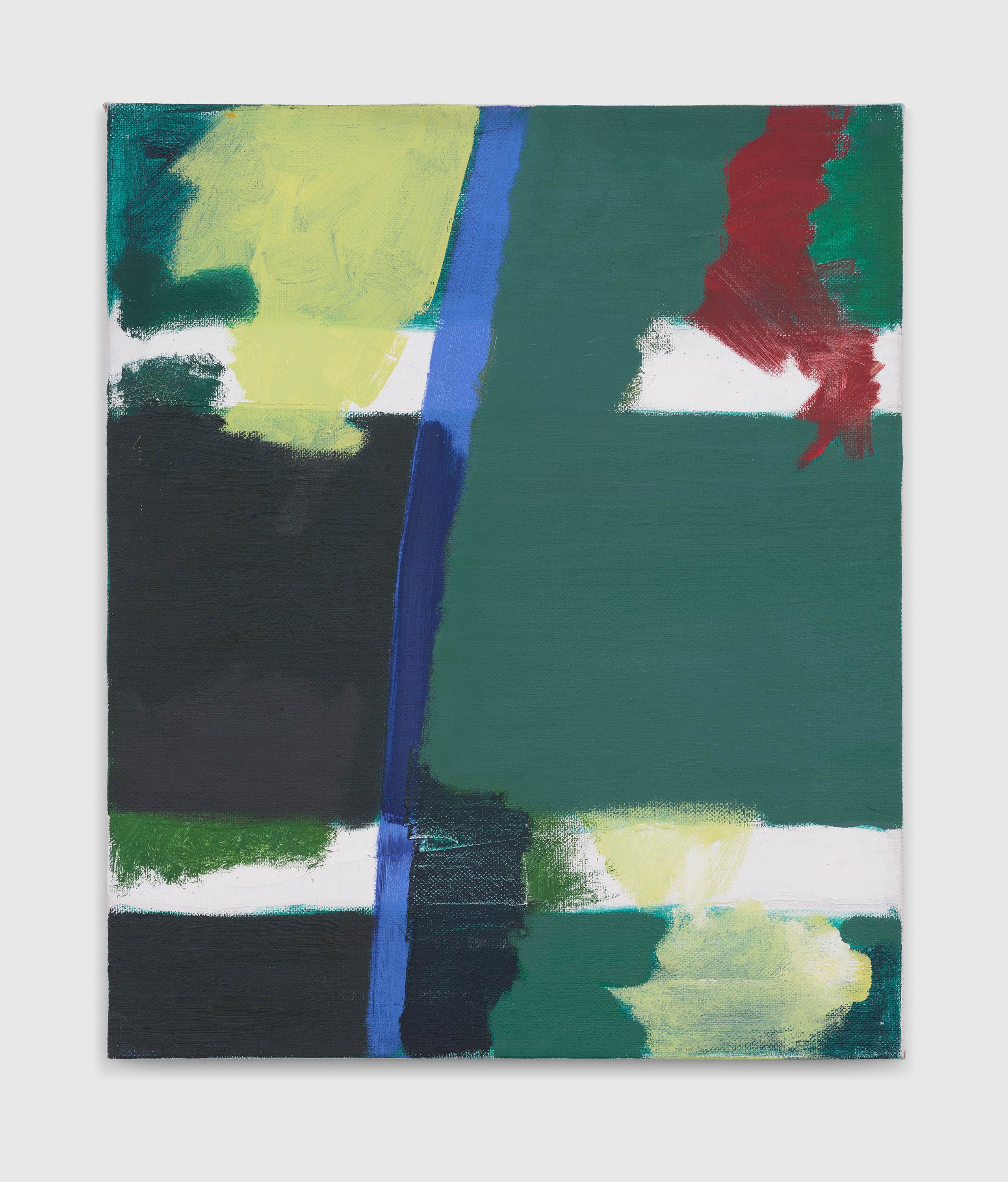 A painting by Raoul De Keyser, titled Hal, dated in 1984 and 1985.