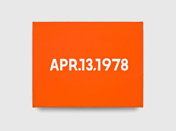 On Kawara — APR. 13, 1978