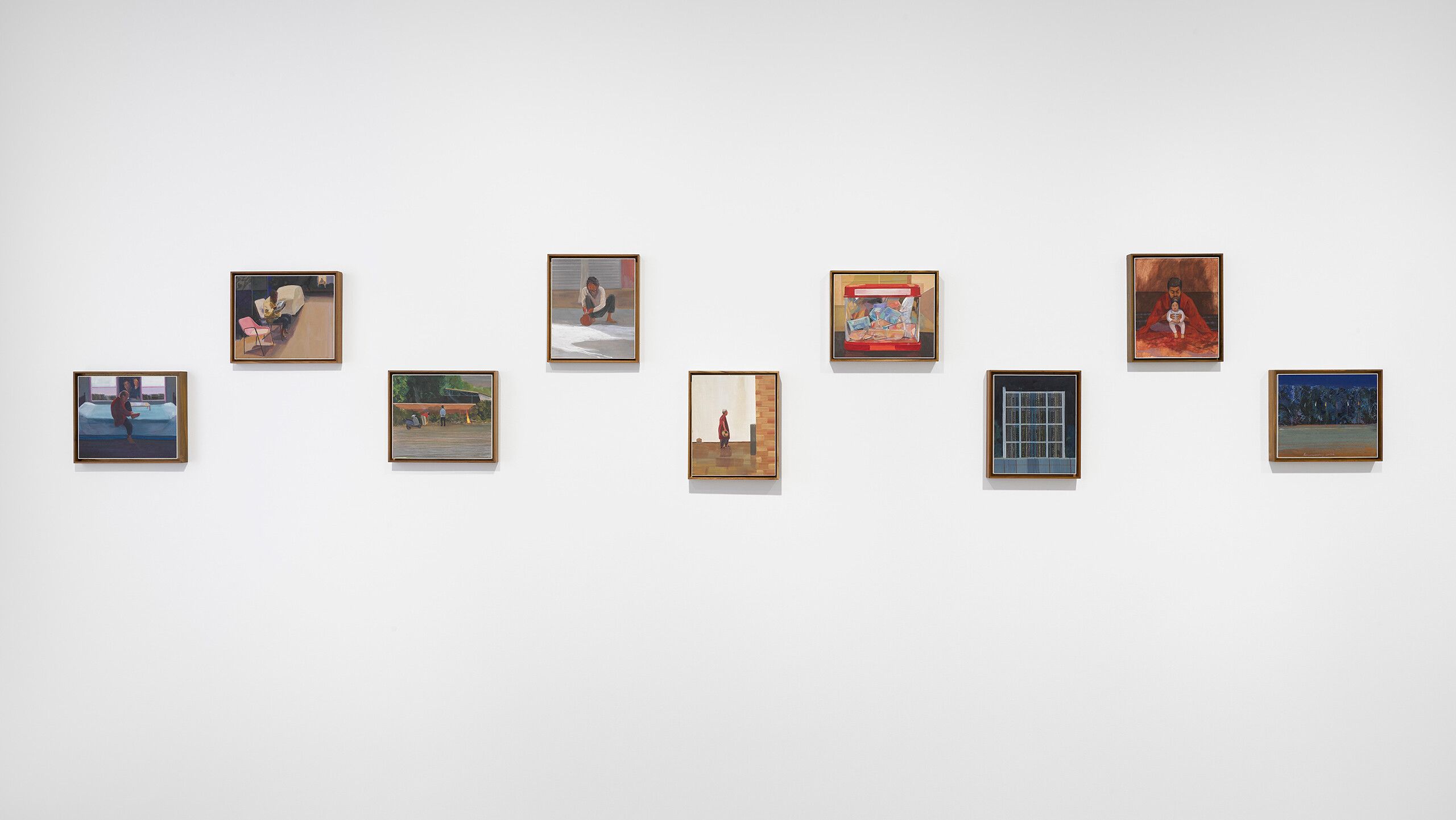 An Installation view of Mahesh Baliga: Drawn to remember, David Zwirner, London, dated 2022