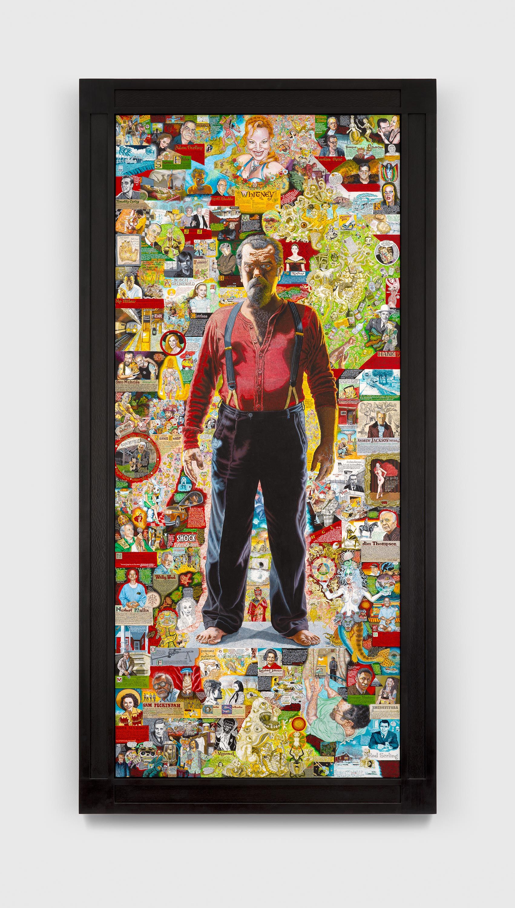A painting by Joe Coleman, titled A Doorway to Joe, 2007 to 2009.