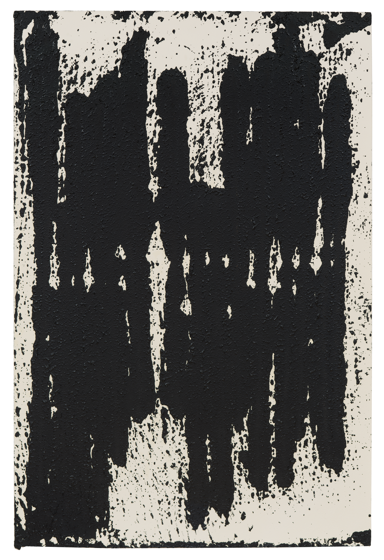 A drawing by Richard Serra, titled Orchard Street #2, dated 2018.