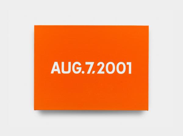On Kawara — AUG. 7, 2001