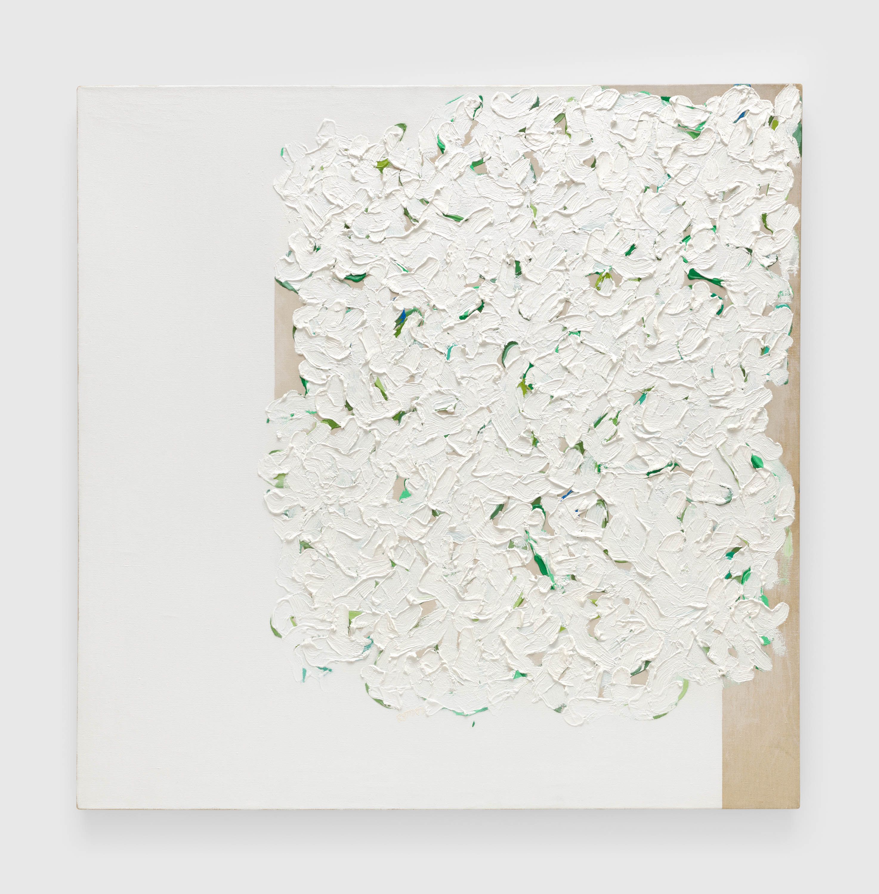 A painting by Robert Ryman, titled Chinese Painting, circa 1962.