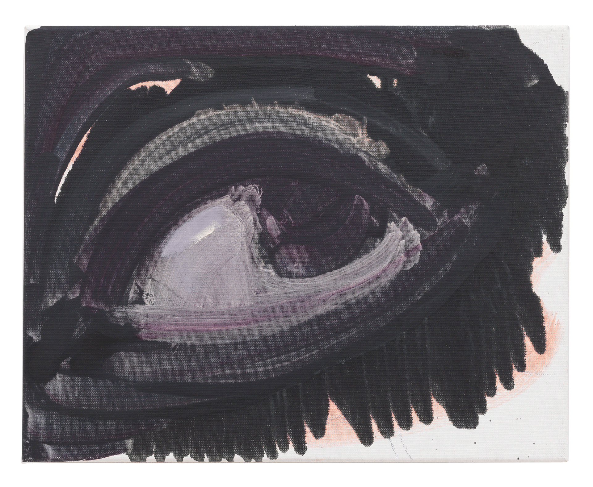 A painting by Marlene Dumas, titled Eye, dated 2018.