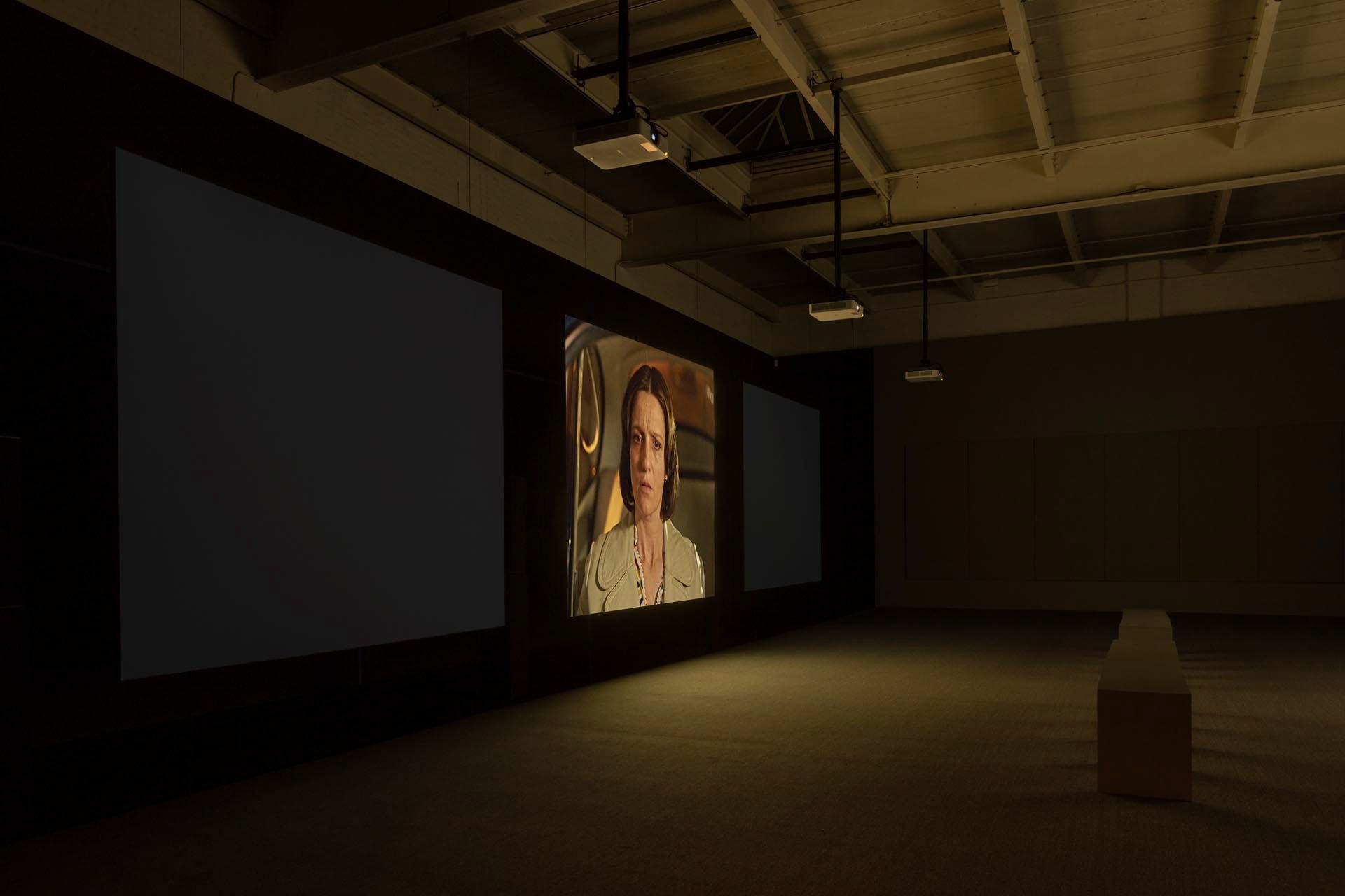 Installation view of the exhibition, Stan Douglas: The Secret Agent, at David Zwirner New York, dated 2016.