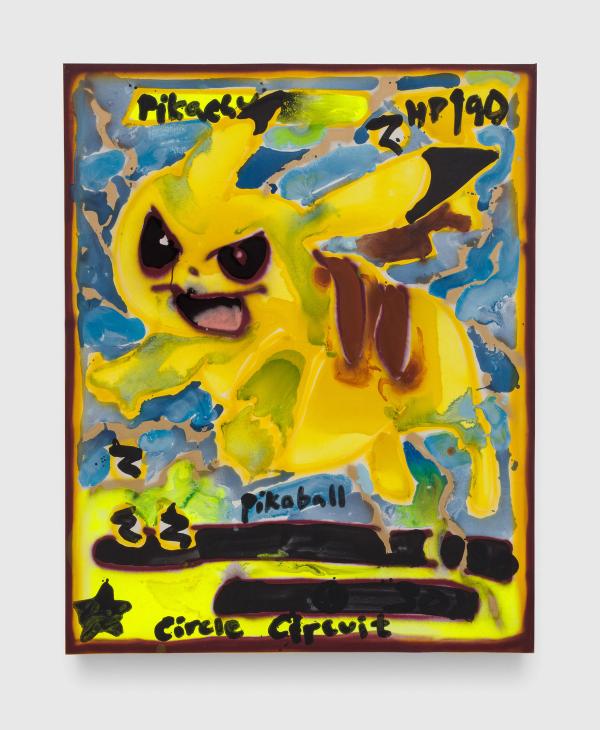 Katherine Bernhardt — Pikachu Pikaball