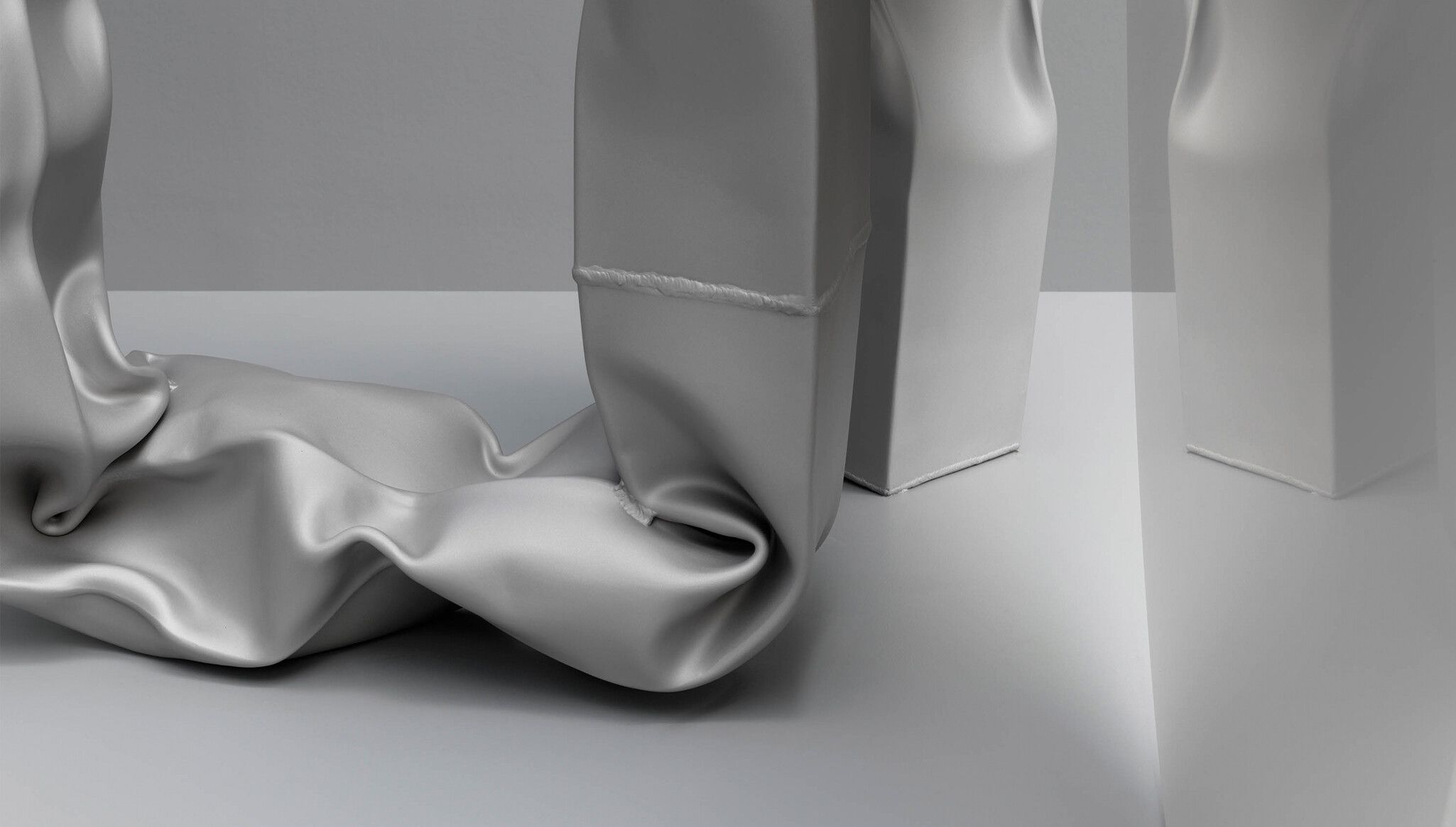 A sculpture by Carol Bove titled Vase Face II / The First Tableau of Heaven, dated 2022