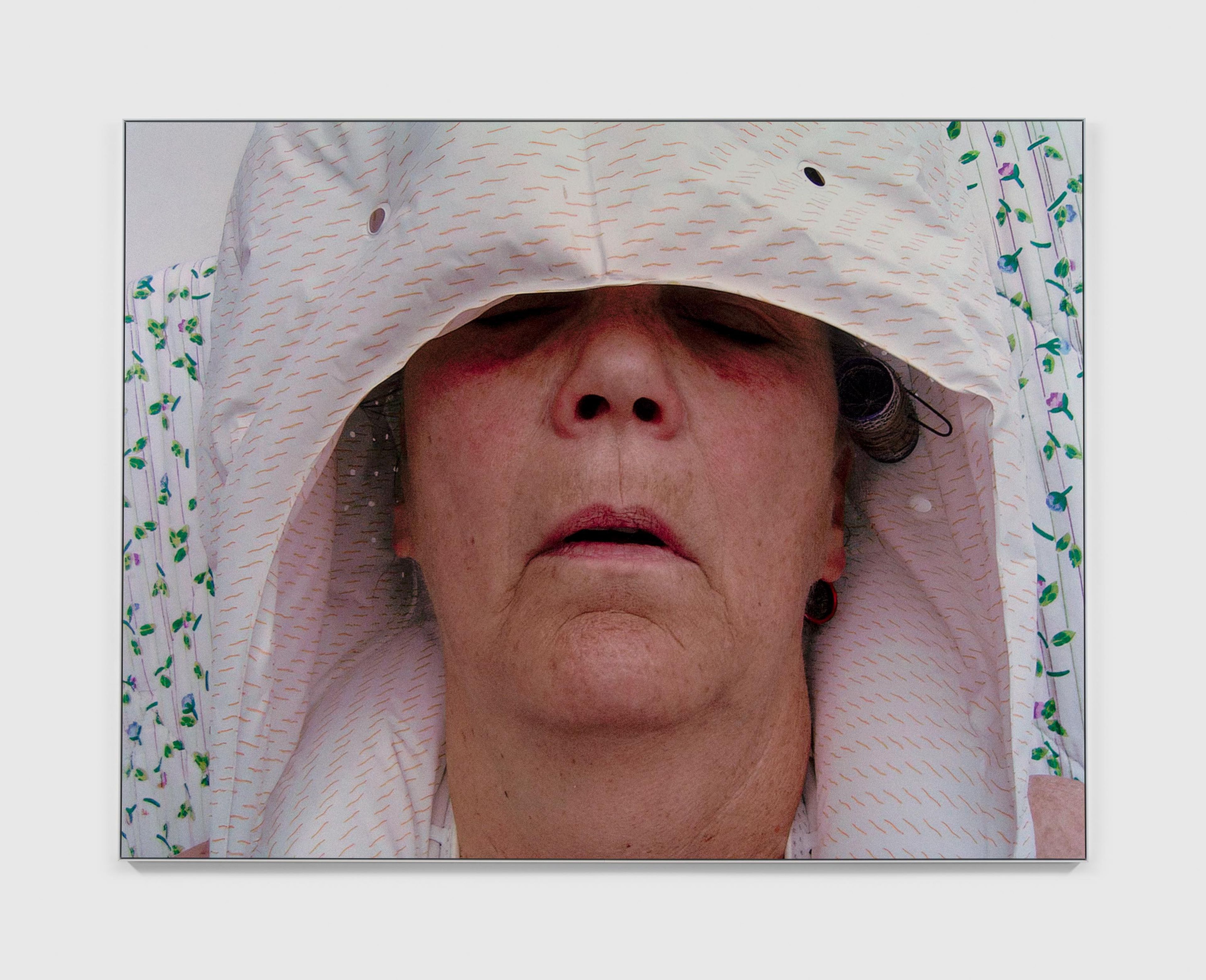 A photograph by Steven Shearer, titled In a Bonnet, dated 2024.