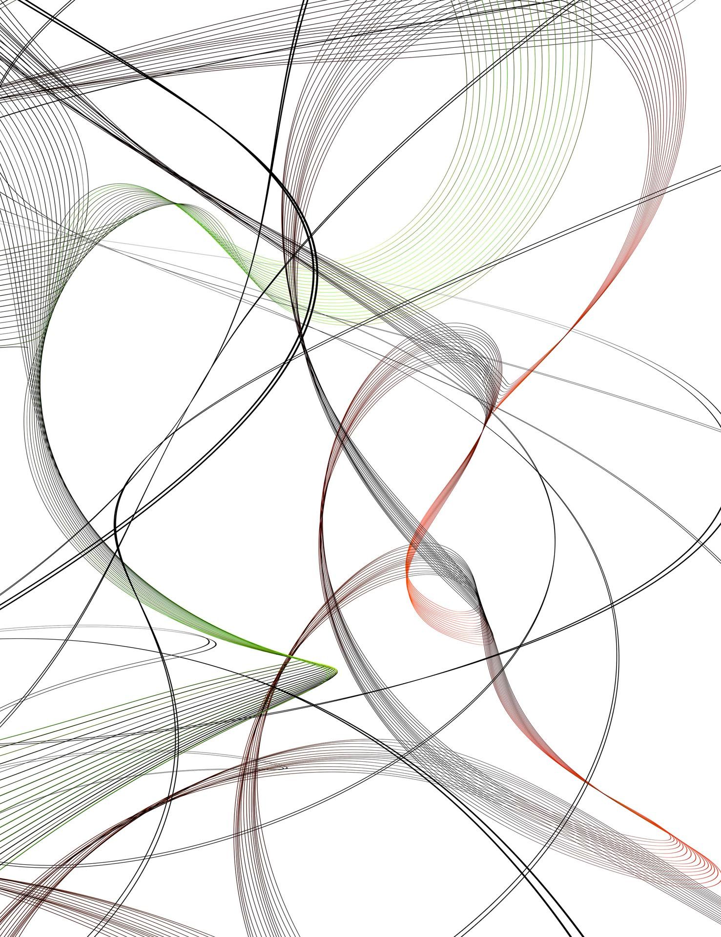 A photograph by Thomas Ruff, titled zycles 3085, dated 2009. 