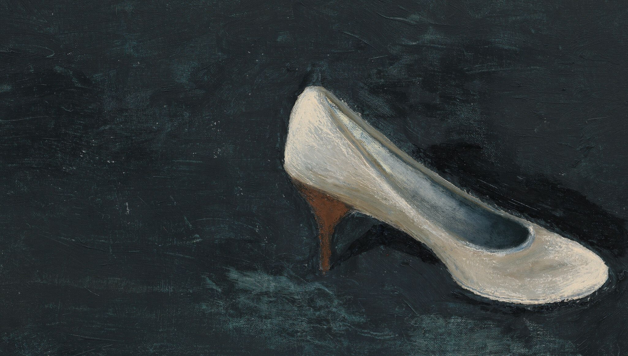 A detail of an artwork by Mamma Andersson, titled Willy-nilly, dated 2023