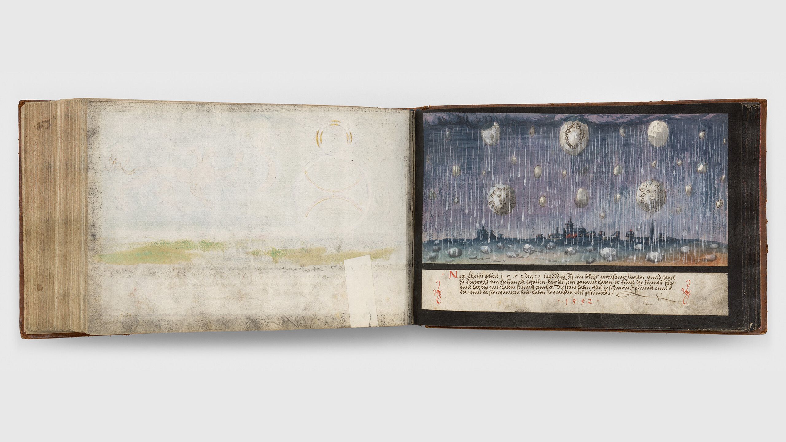 Full-page spread of the book of Miracles, Folio 171