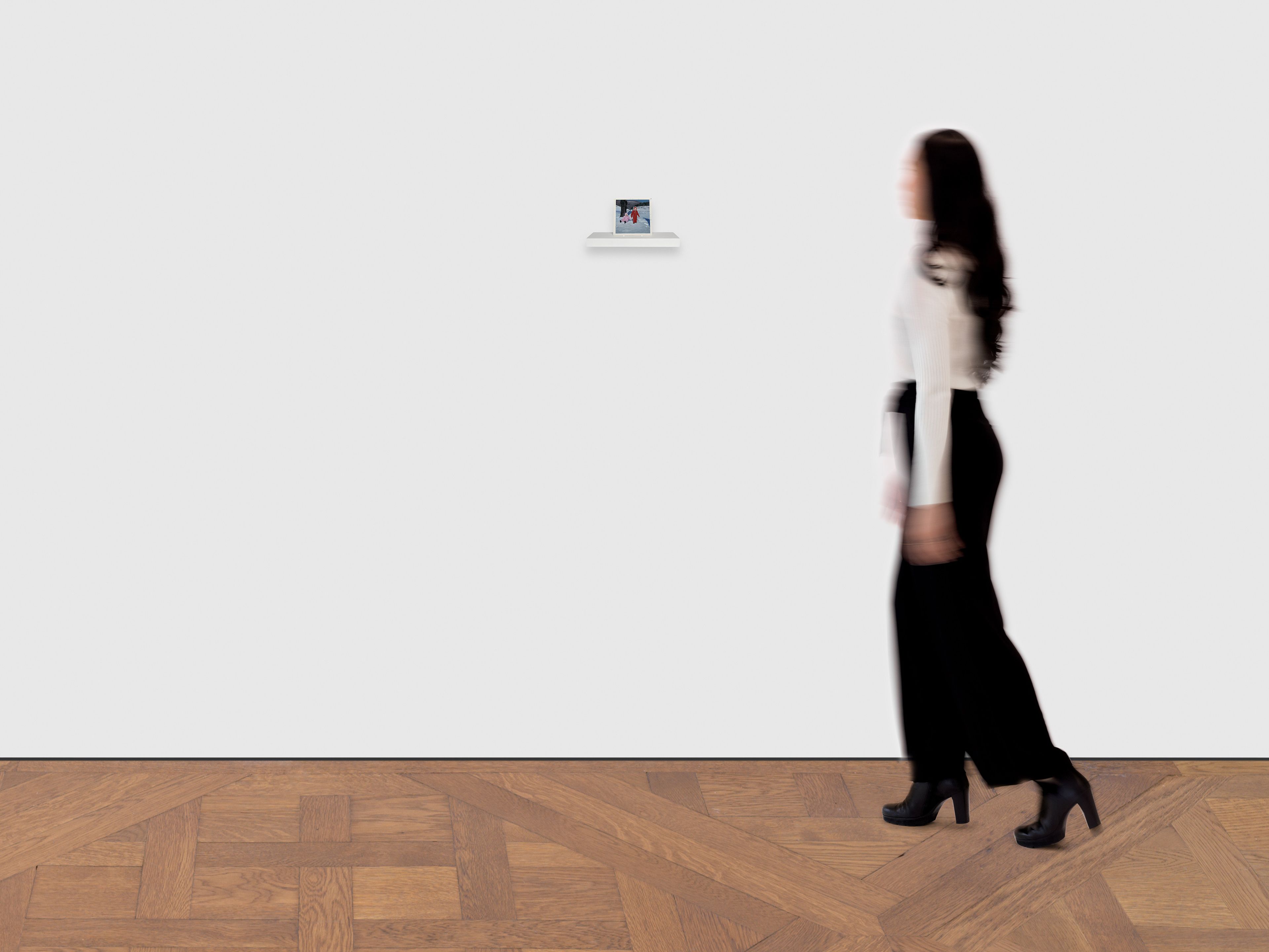 A painting by Elisheva Biernoff, titled Winter, dated 2015.