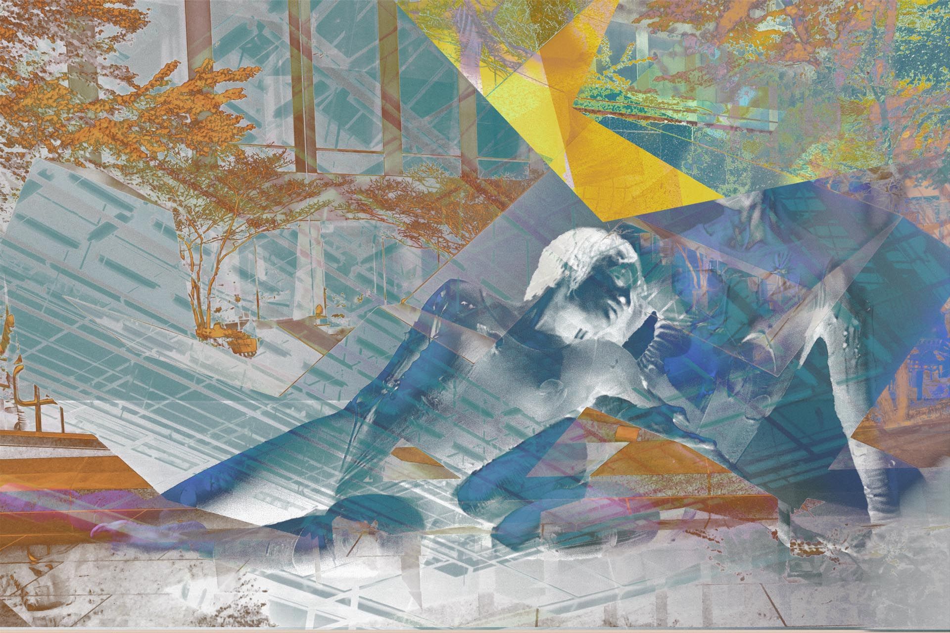 A photograph by James Welling, titled 8172, dated 2015.
