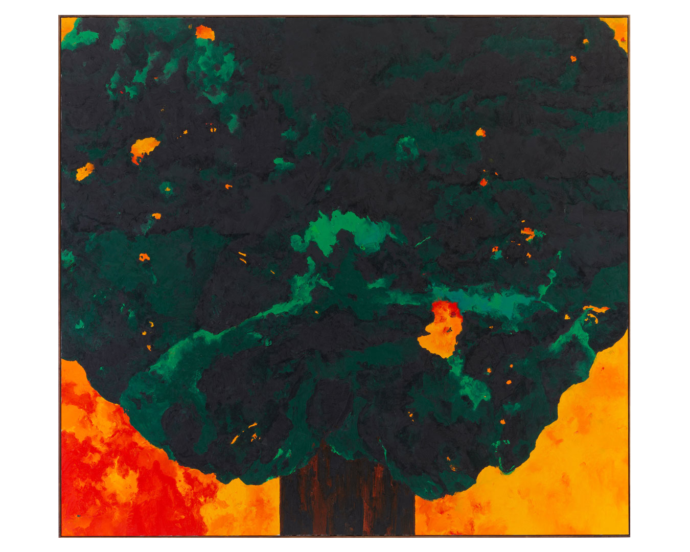 An untitled painting by Harold Ancart, dated 2020.