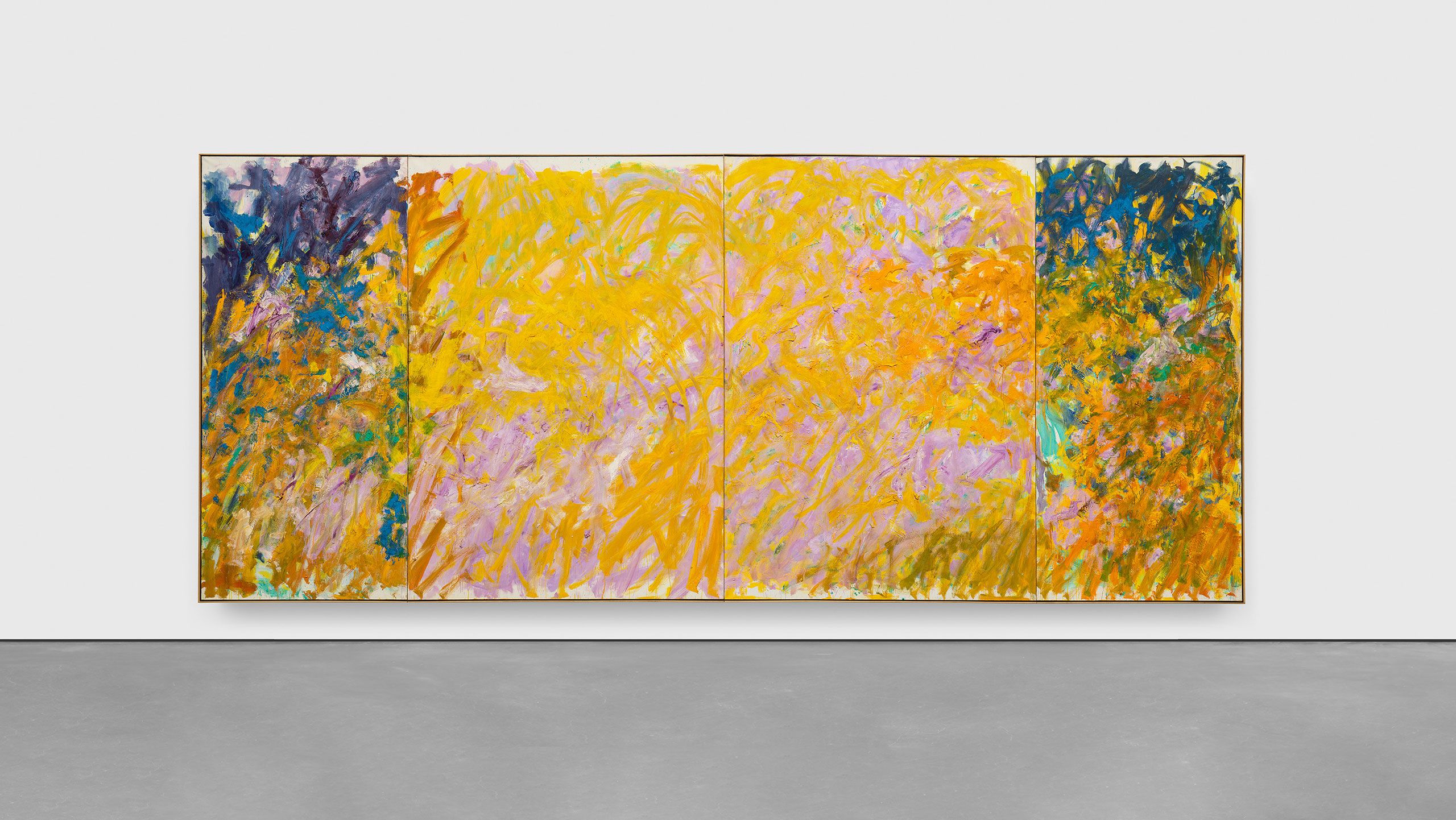 A painting by Joan Mitchell, titled Chez ma soeur, dated 1981.