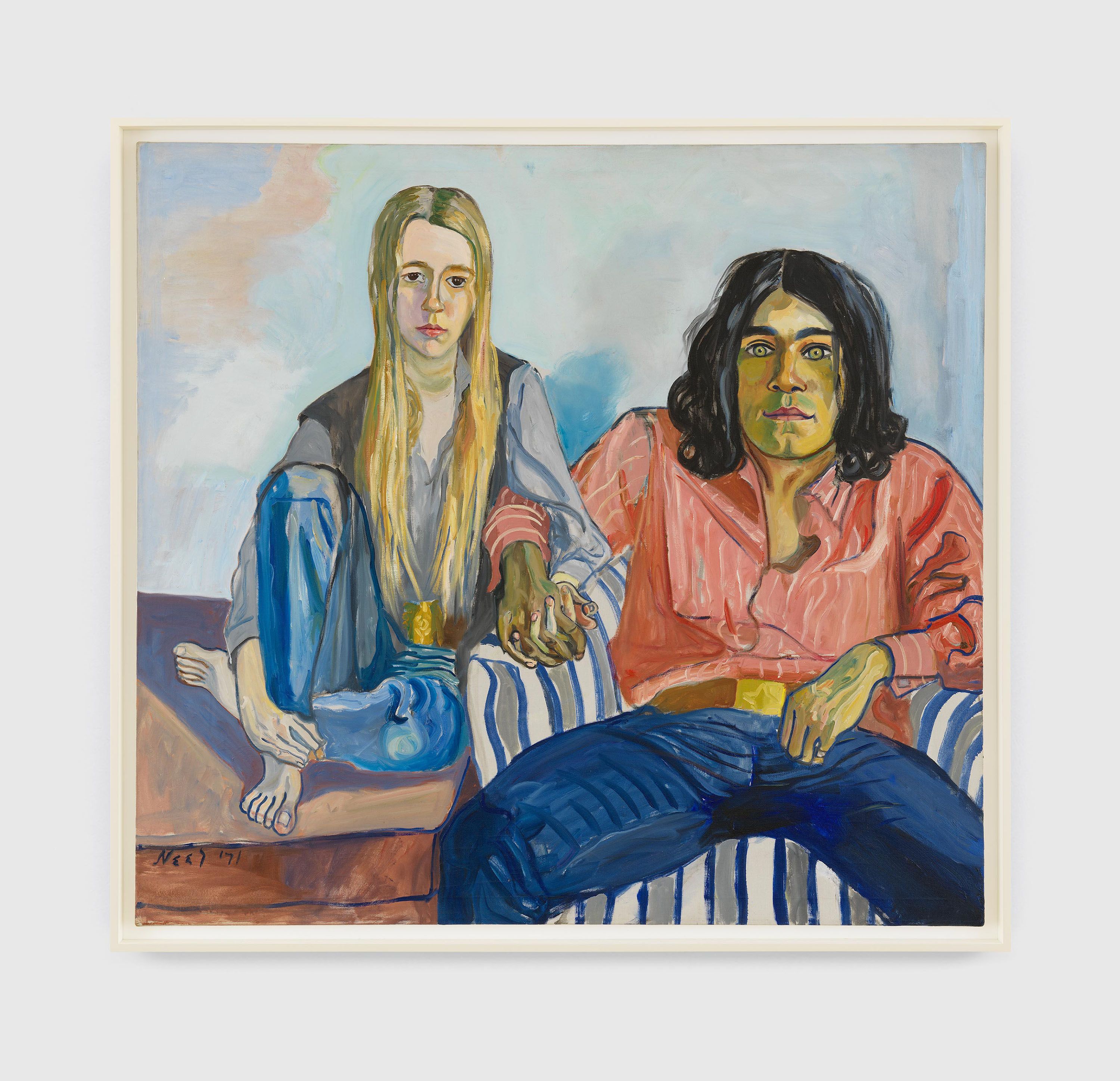 アートポスター/The Vegh Twins/アリスニール/Alice Neel My Favourite Painting: Polly Devlin | Country Life