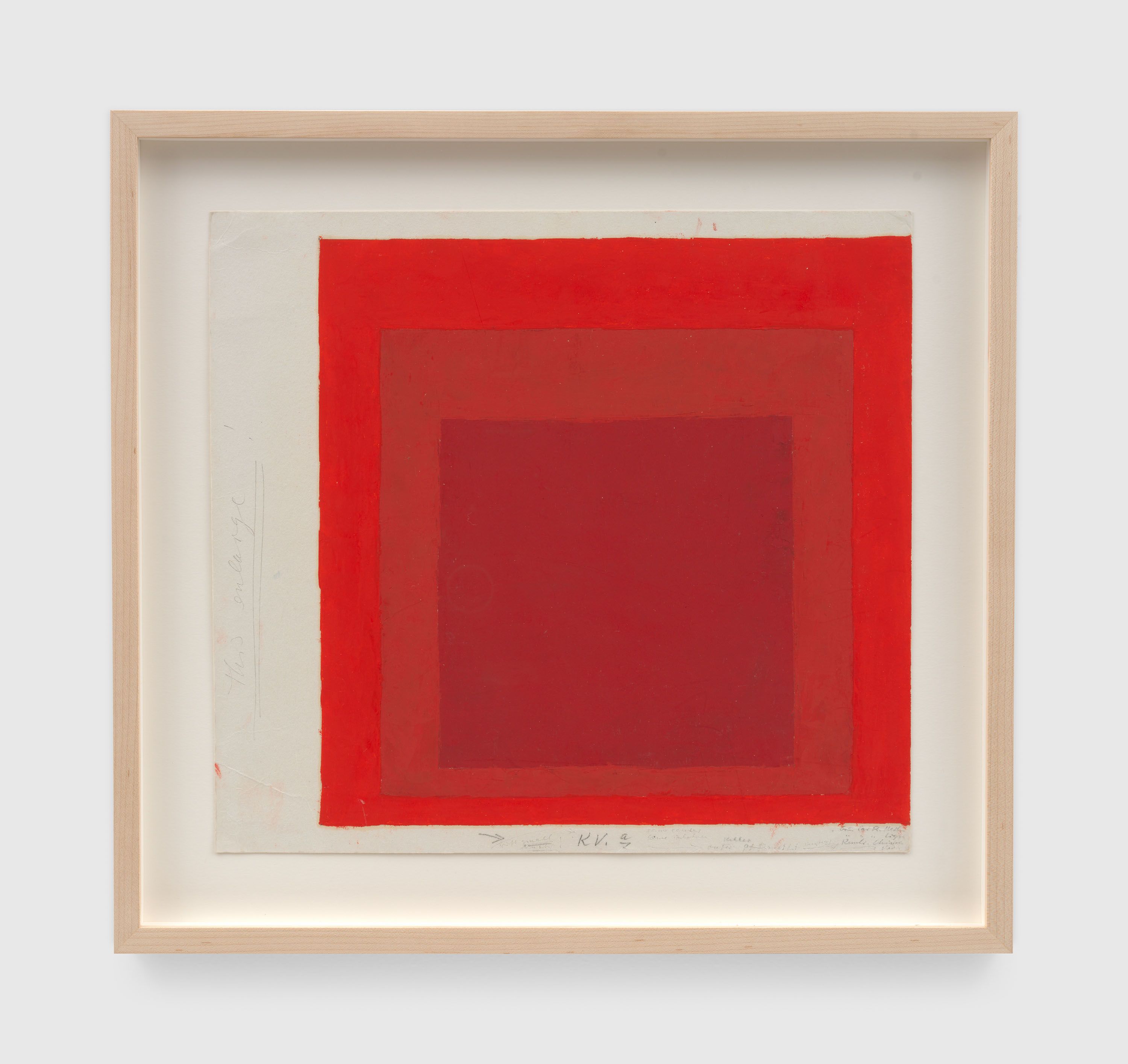 Josef Albers: Color study for a Homage to the Square, n.d. | David