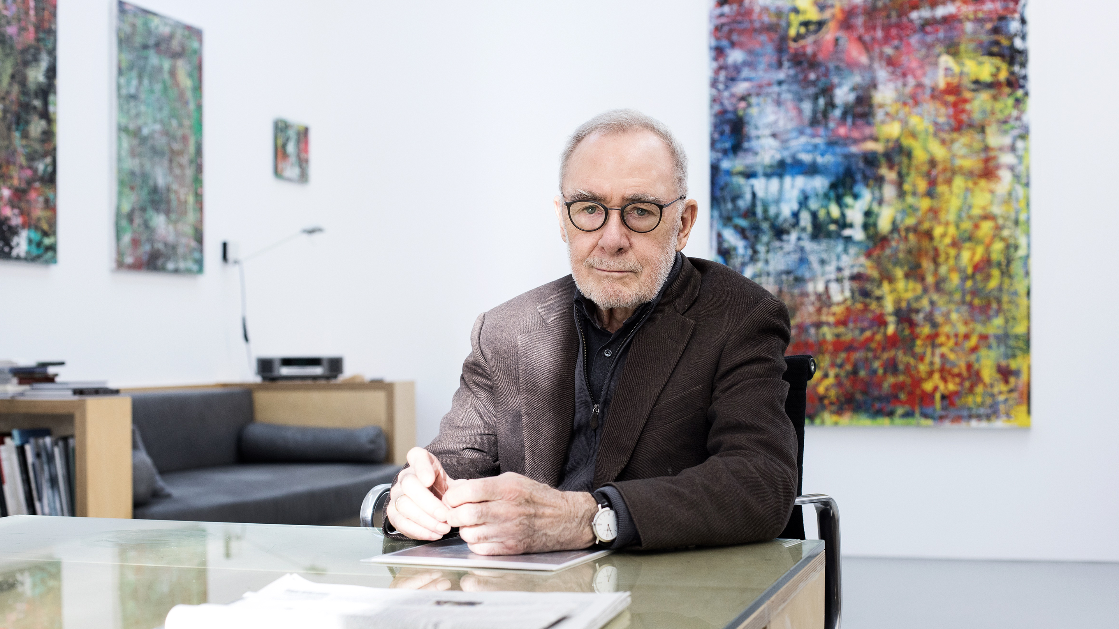 A portrait of Gerhard Richter by Werner Bartsch.