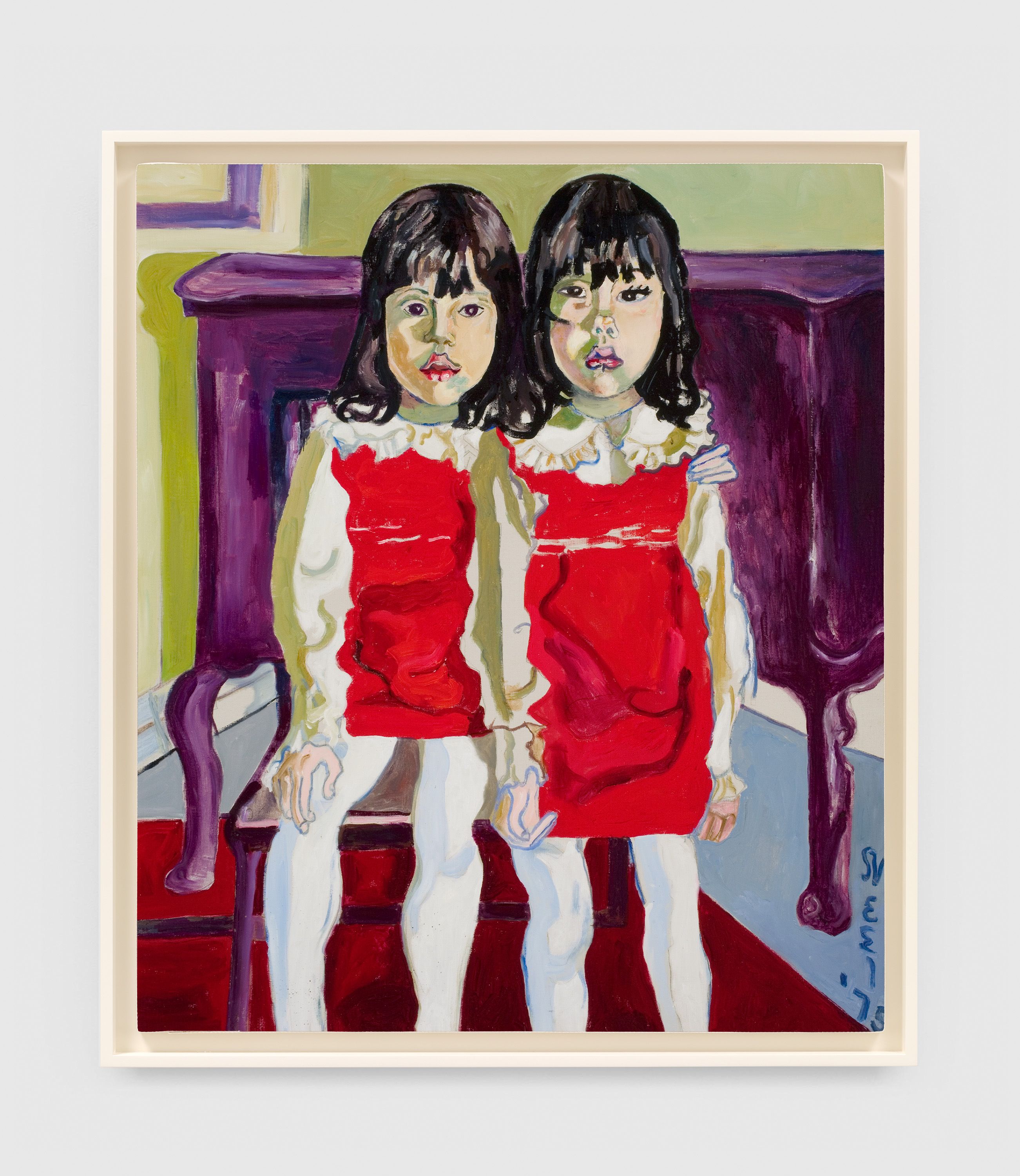 アートポスター/The Vegh Twins/アリスニール/Alice Neel My Favourite Painting: Polly Devlin | Country Life