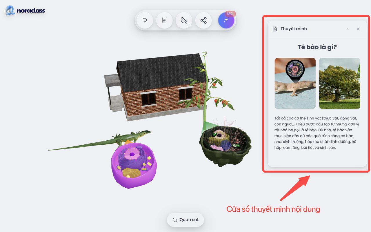 🖥️ Giới thiệu bài giảng 3D NoraClass