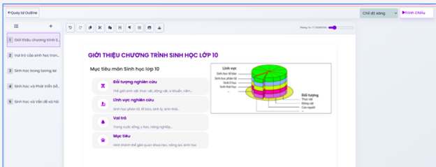 E-Master: Công cụ hỗ trợ giáo viên Việt Nam soạn giáo án và tạo slide theo GDPT 2018