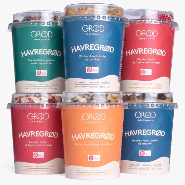 Instant grød - bare tilsæt kogende vand