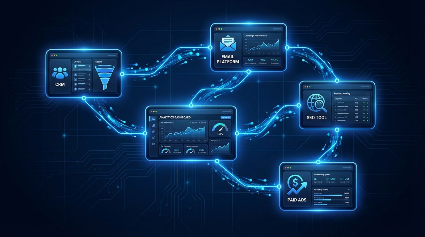 Marketing technology stack for an early-stage SaaS company