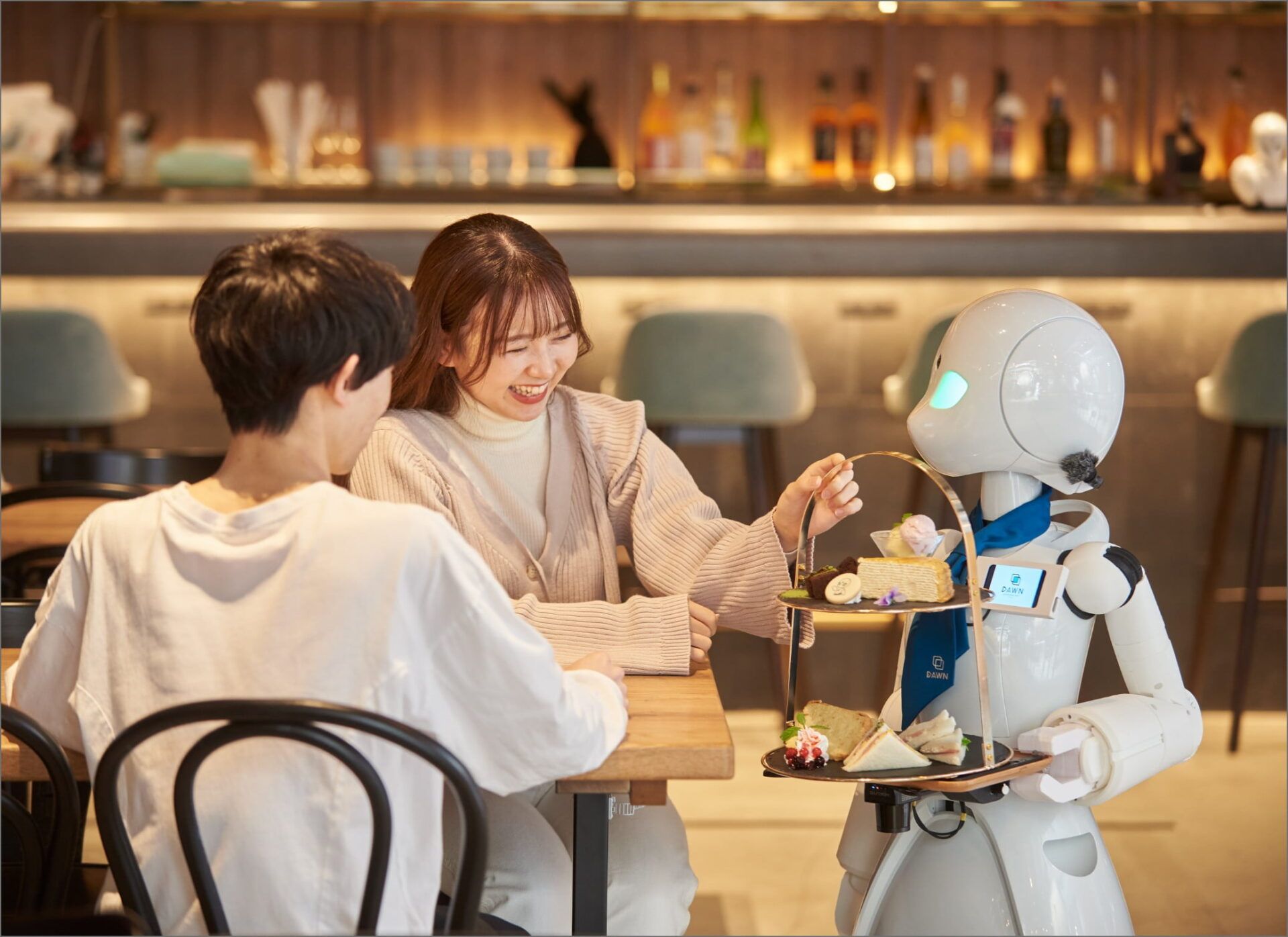 A Café in Tokyo Where Robots Keep People Connected
